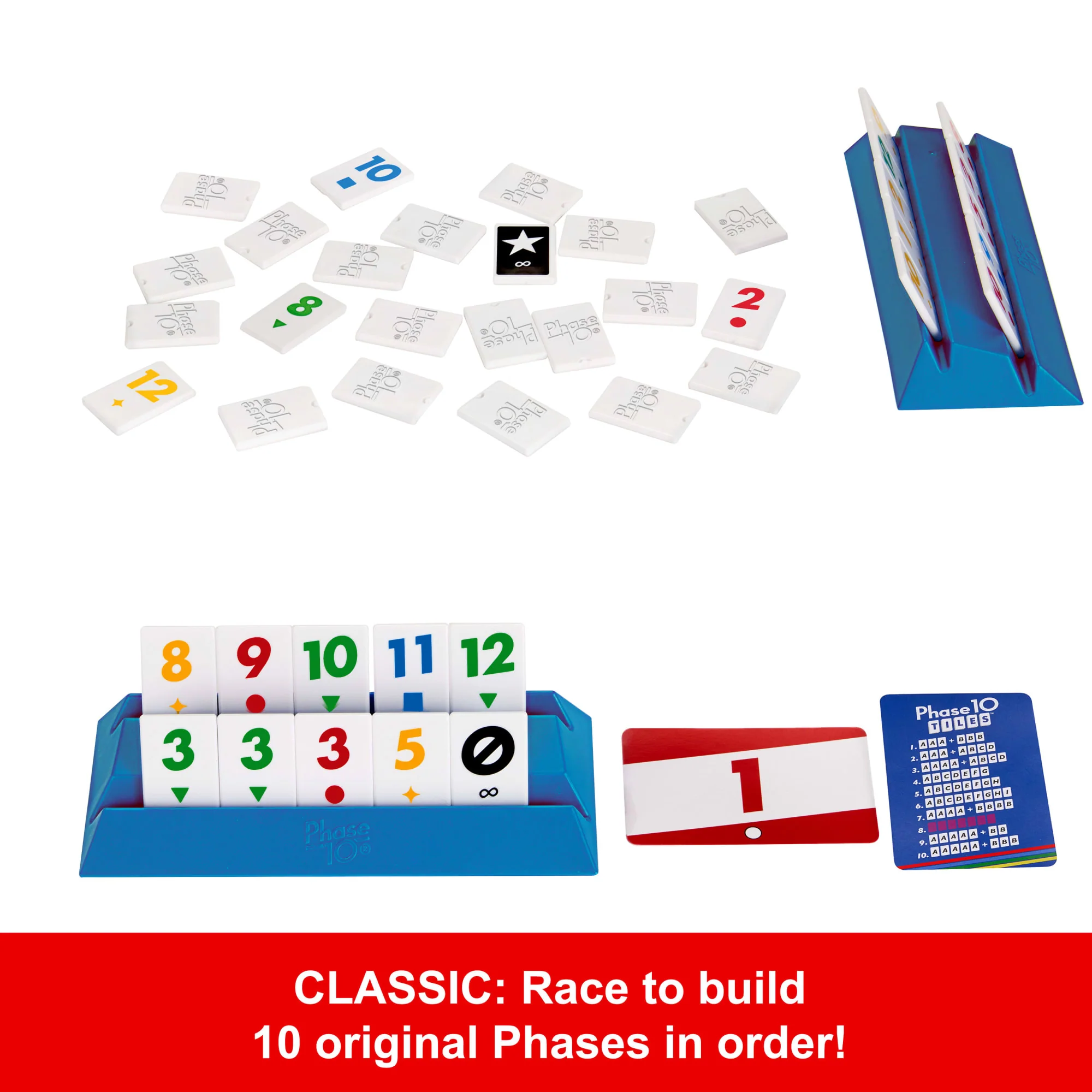 Phase 10 Tiles Game, Family Tile-Based Game With Rummy-Type Play For 2-6 Players - Image 5