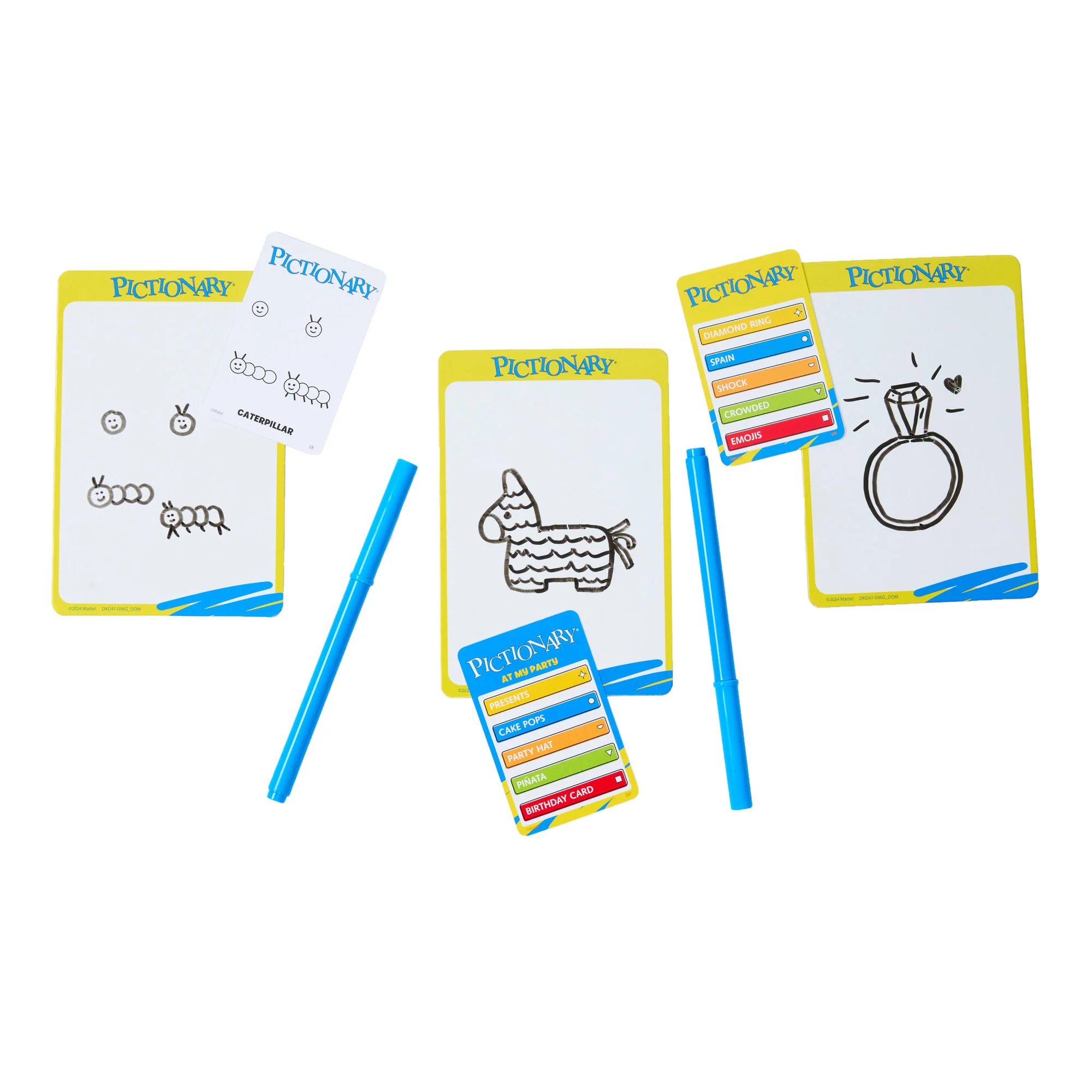 Pictionary Family Board Game For Kids, Adults And Game Night With Erasable Boards And Markers - Image 5