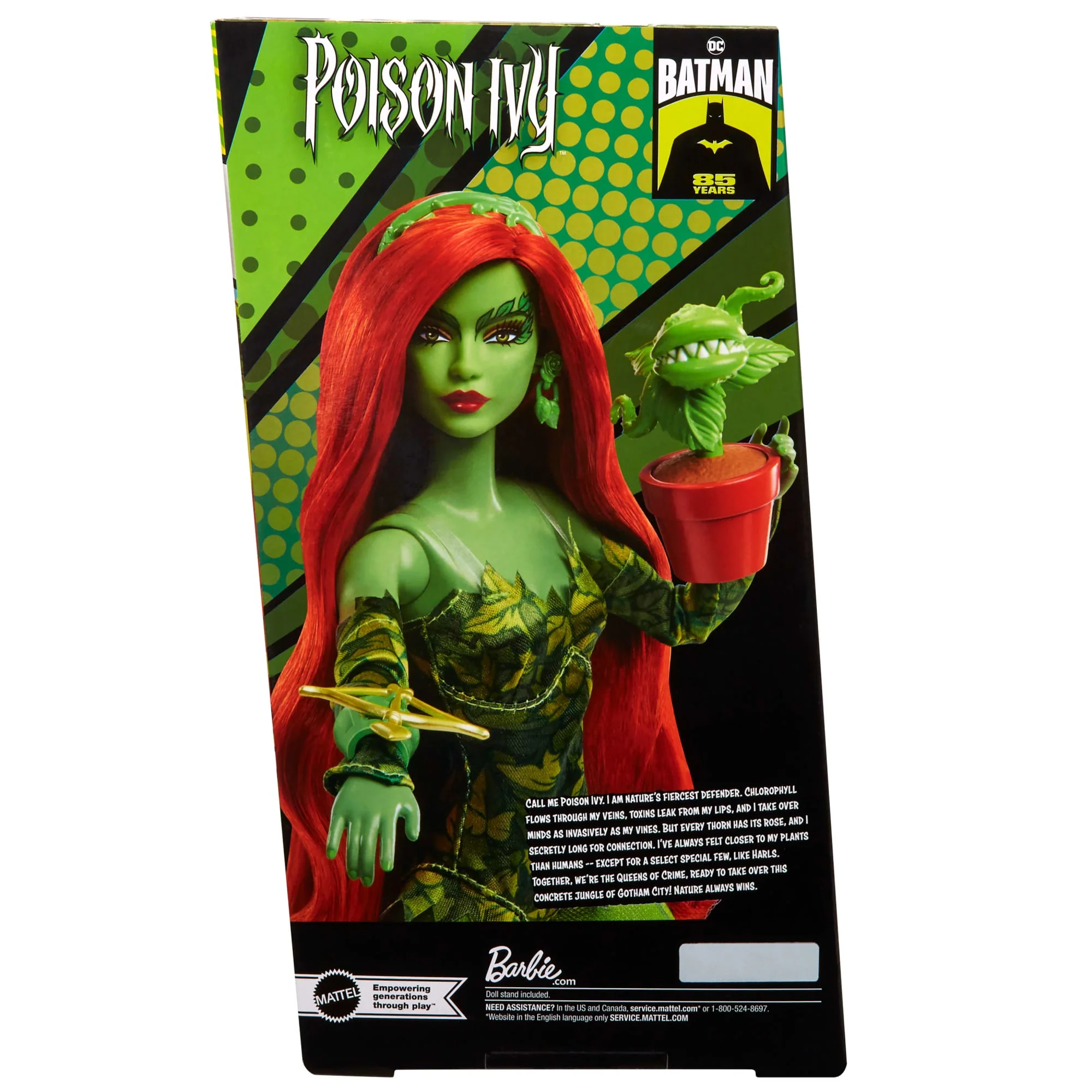 Barbie Signature Poison Ivy Collectible Doll With Posable Body And Iconic Outfit & Accessories - Image 6