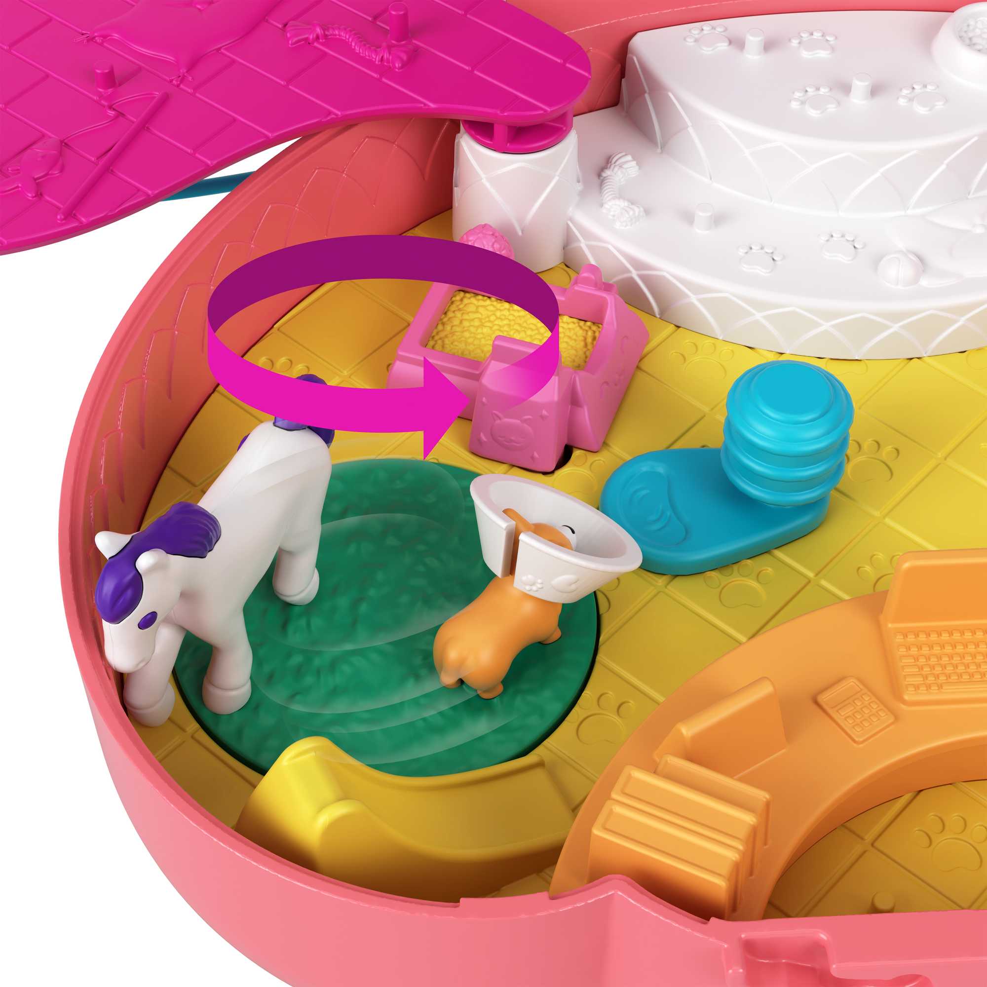 Polly Pocket Avec Shani Coffret Sac à Main Chat à Câliner - Image 4