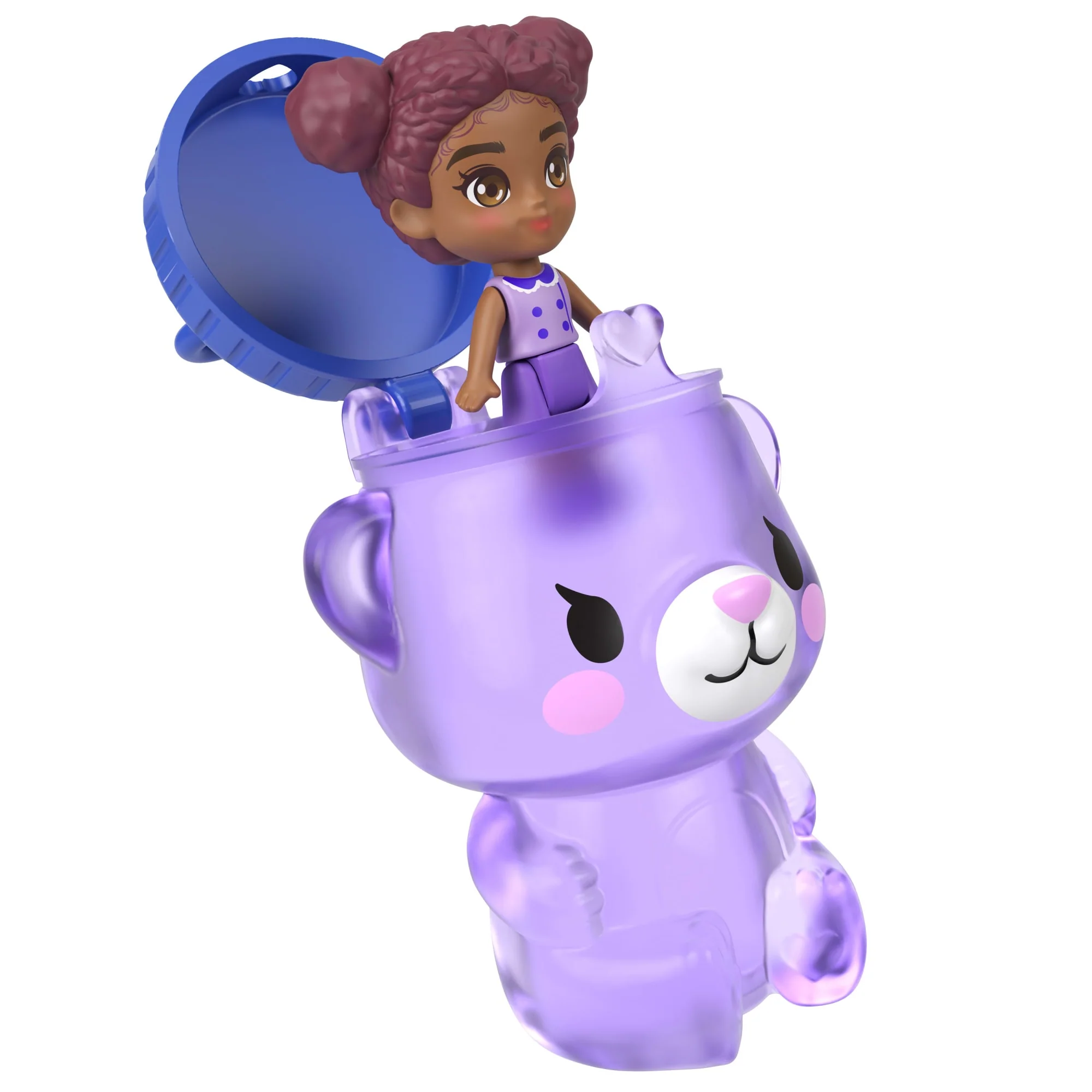 Polly Pocket Blueberry Besties Compact Playset With 1 Micro Doll And Pet, Travel Toy With Fruit Accessories - Image 4