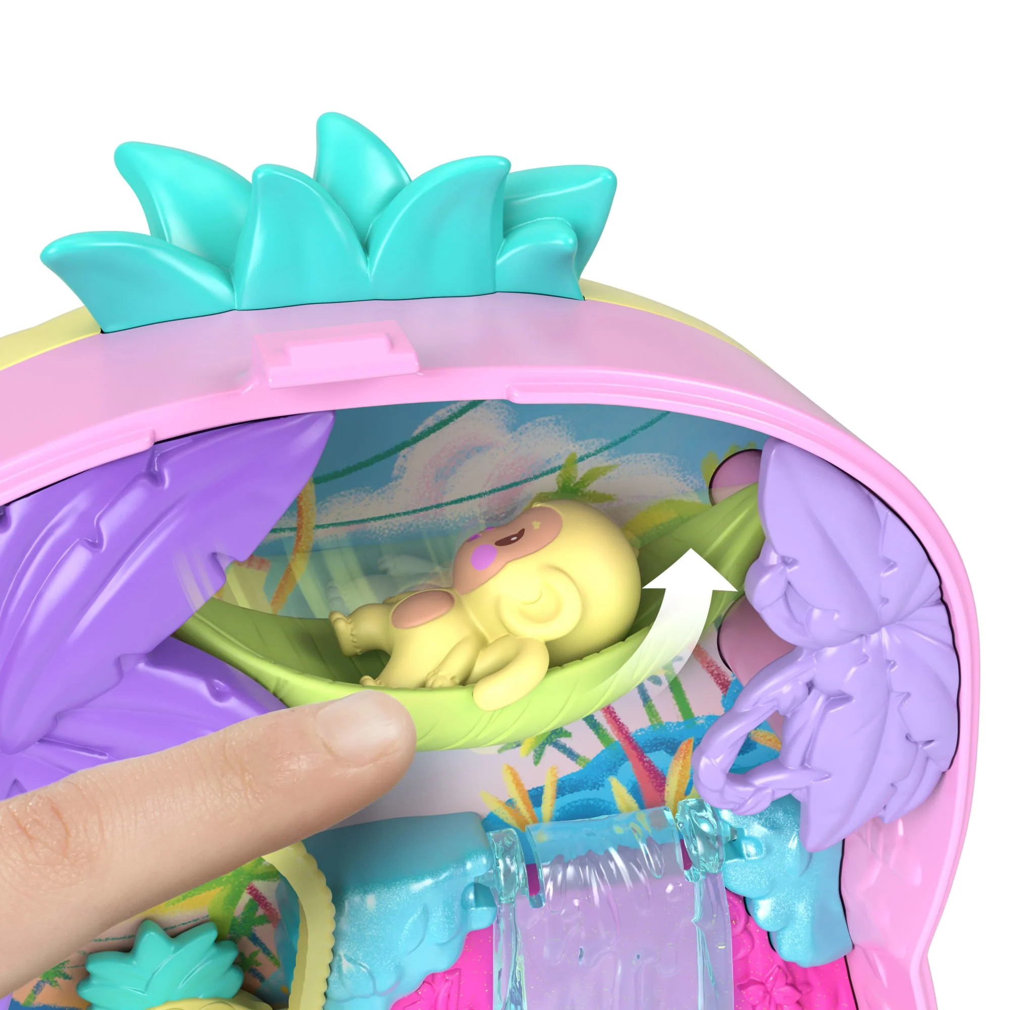 Polly Pocket-Coffret Ananas et Ouistiti-Jouet de Voyage - Image 3