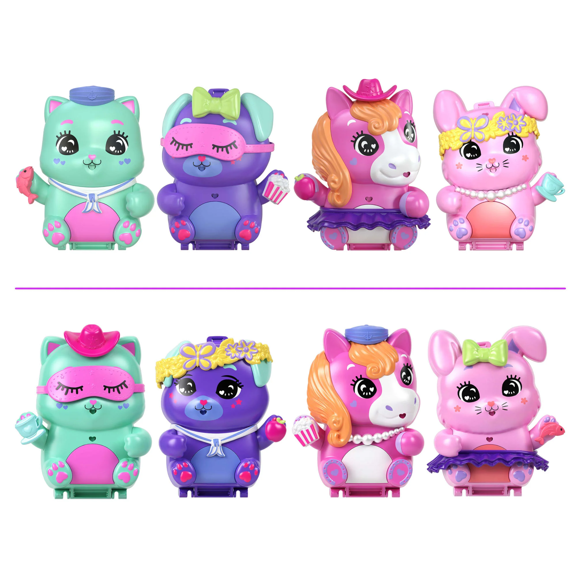 Polly Pocket Coffret Chiot Soirée Pyjama, Micro-Poupée, Chiots, Acc. - Image 3