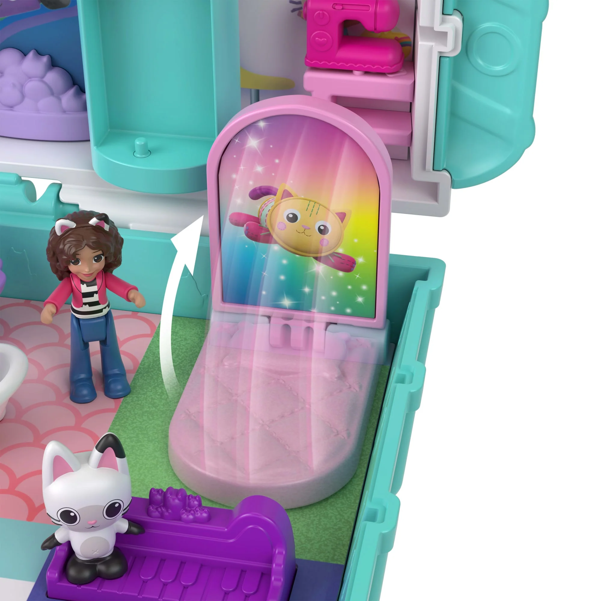 Polly Pocket Coffret Gabby et La Maison Magique 9 Accessoires - Image 5