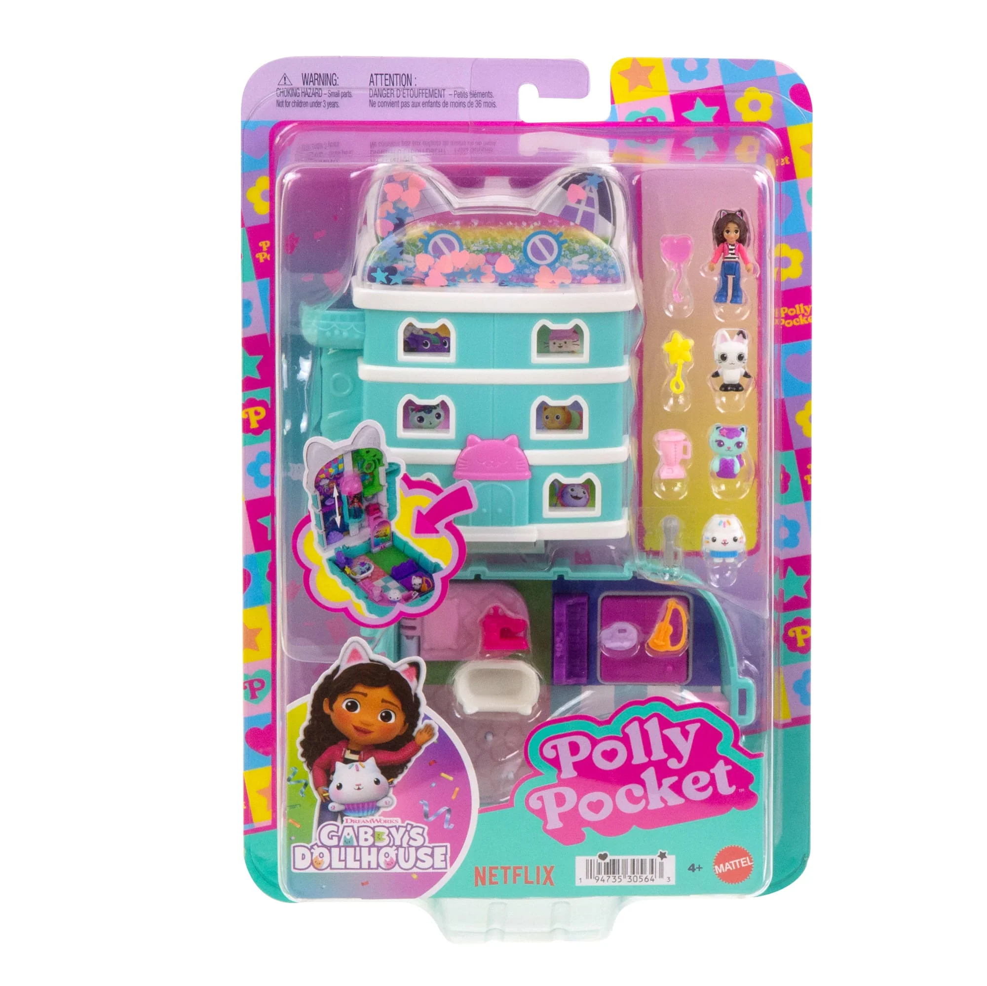 Polly Pocket Coffret Gabby et La Maison Magique 9 Accessoires - Image 6