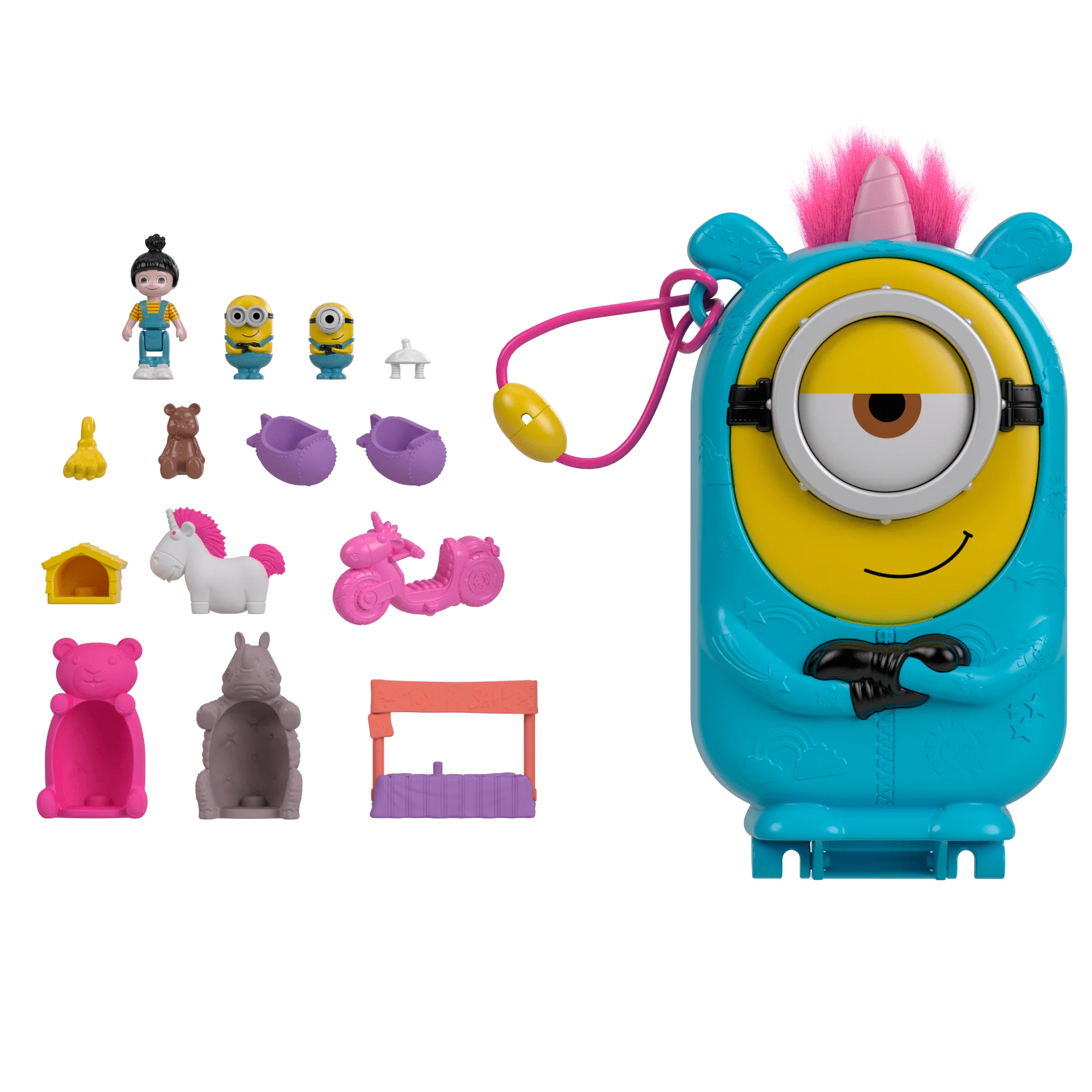 Polly Pocket Coffret de Jeu Les Minions, 1Poupée, 9Acc., 2 Minions - Image 2