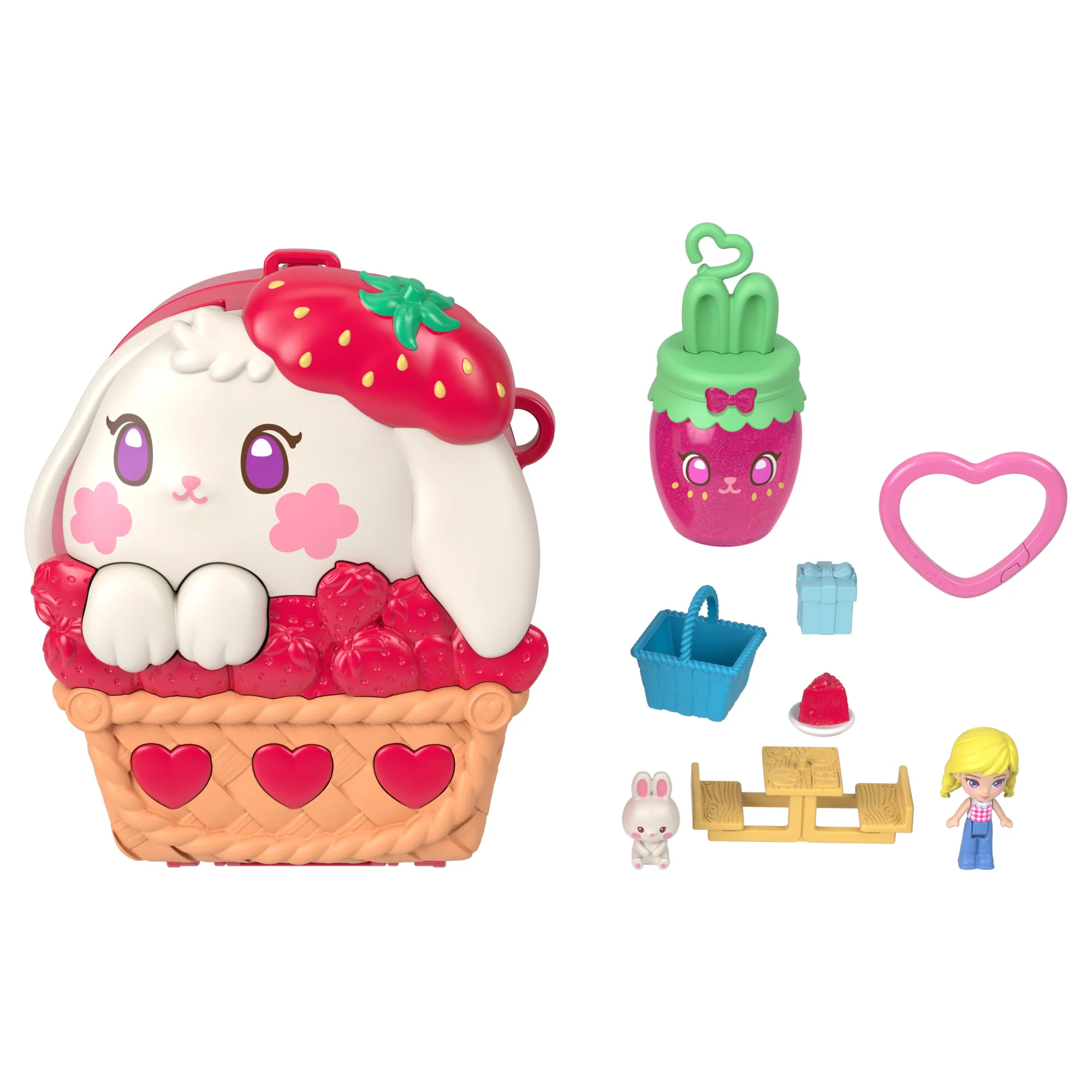Polly Pocket-Coffret Pique-Nique du Lapin-Jouet de Voyage