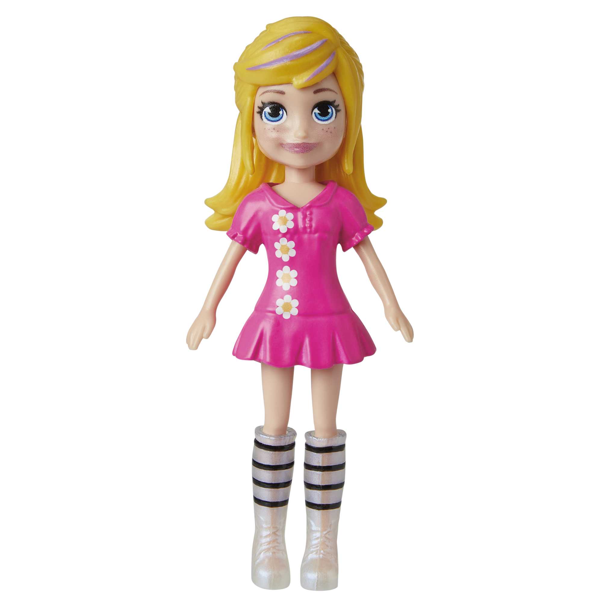 Polly Pocket Coffret Poupée et 18 Accessoires, Chiot et Thème Floral - Image 3