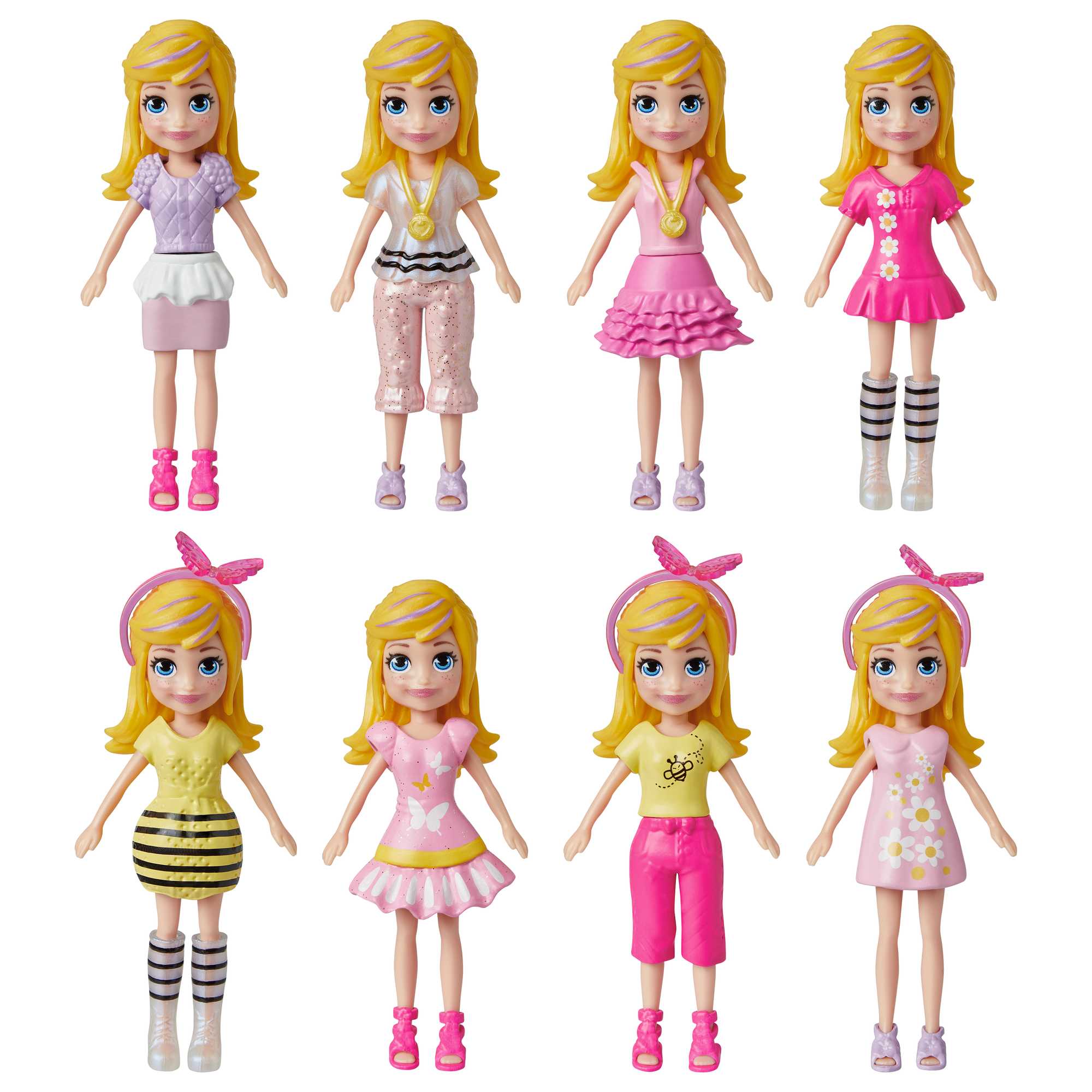Polly Pocket Coffret Poupée et 18 Accessoires, Chiot et Thème Floral - Image 5