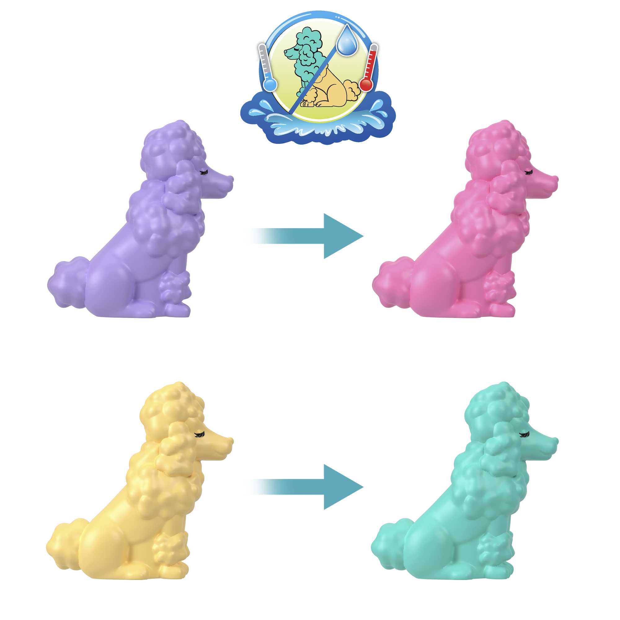 Polly Pocket-Coffret Toilettage Caniche 2 Figurines et 12 Accessoires - Image 4