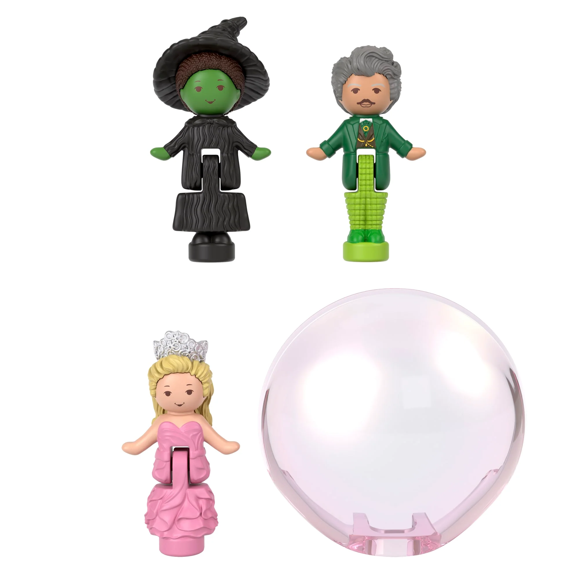 Polly Pocket Micro Dolls And Playset, Collector Wicked Compact With Hat And Bubble Accessories - Image 5