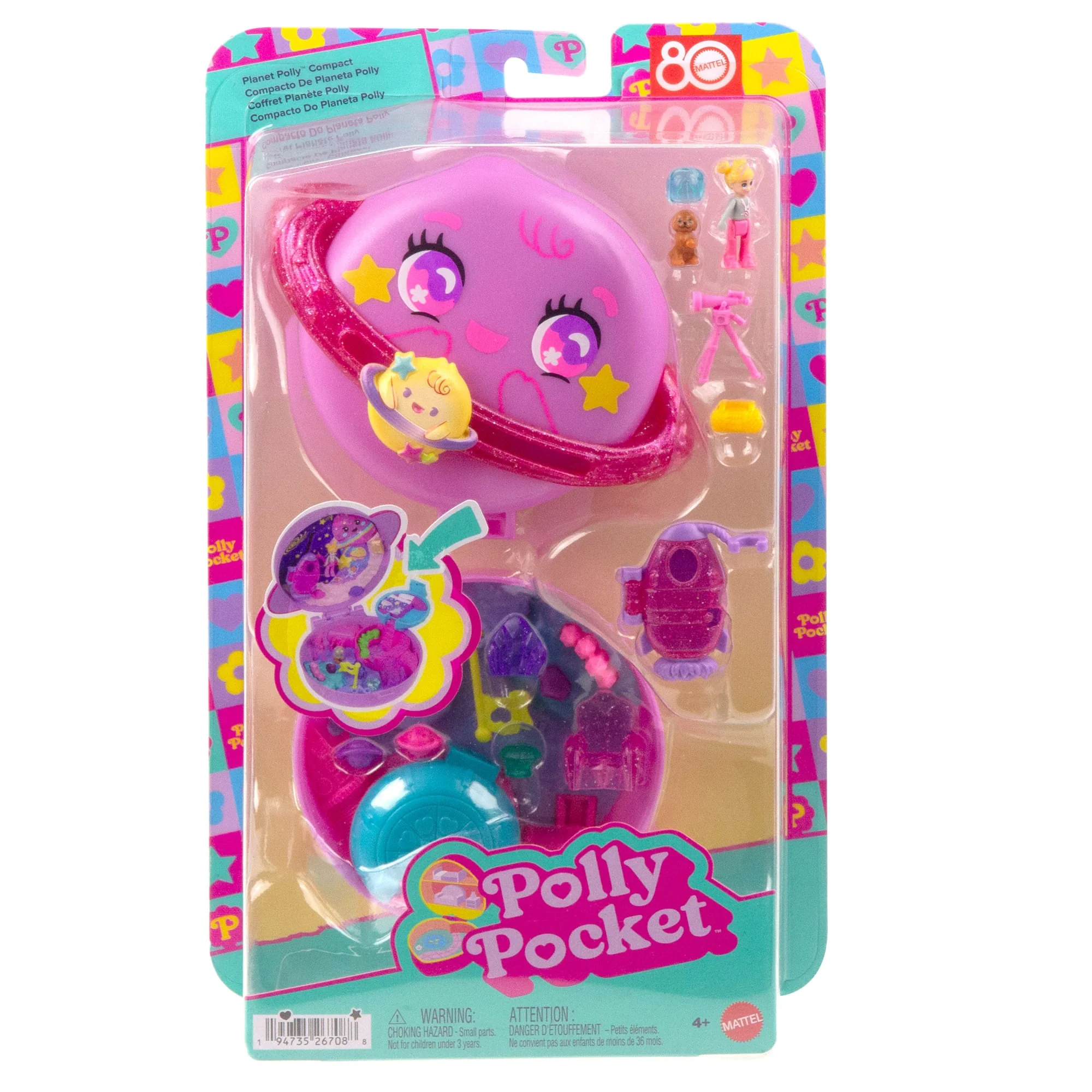 Polly Pocket Conjunto de Brinquedo Compacto do Planeta Polly - Image 6