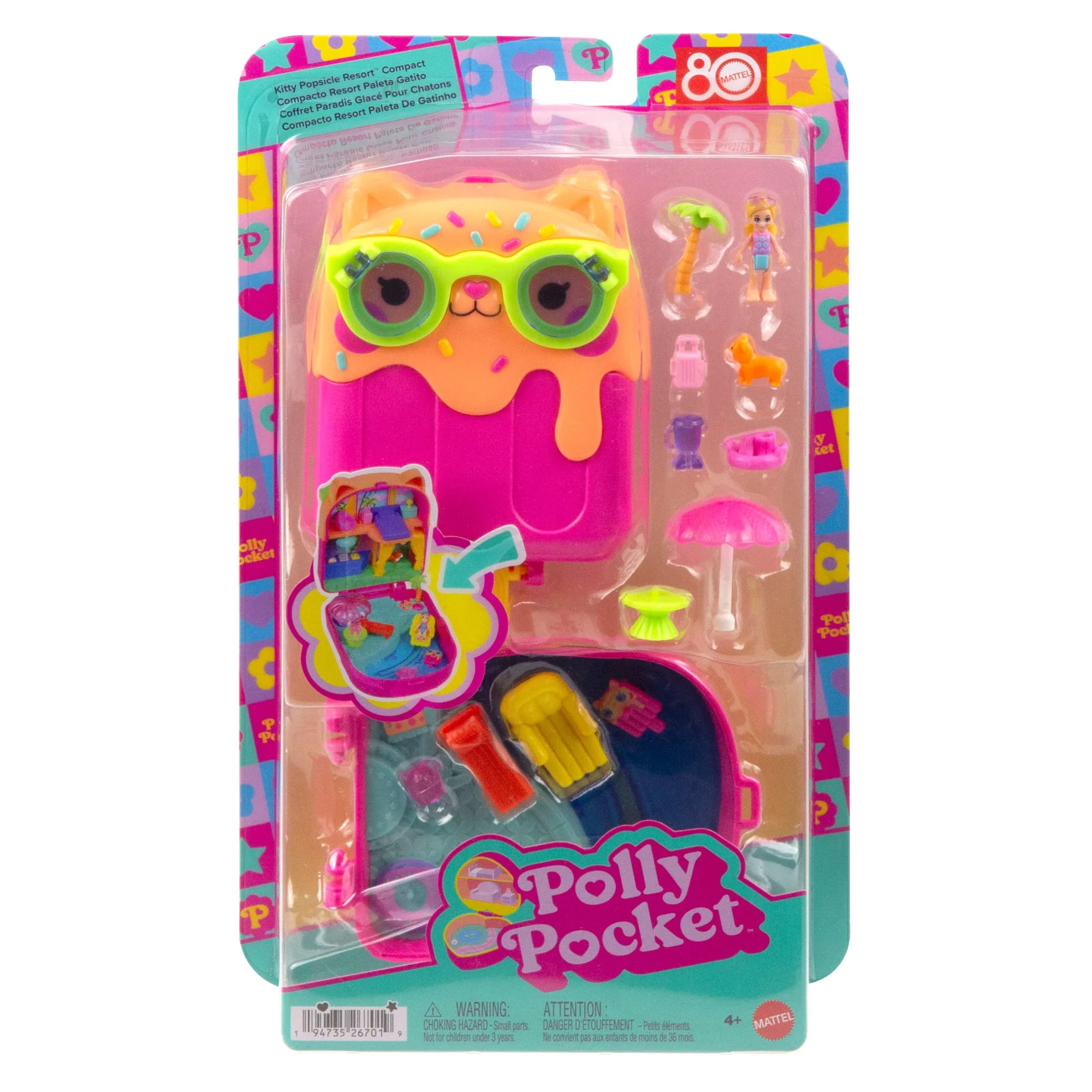 Polly Pocket Conjunto de Brinquedo Compacto Resort Paleta de Gatinho - Image 6