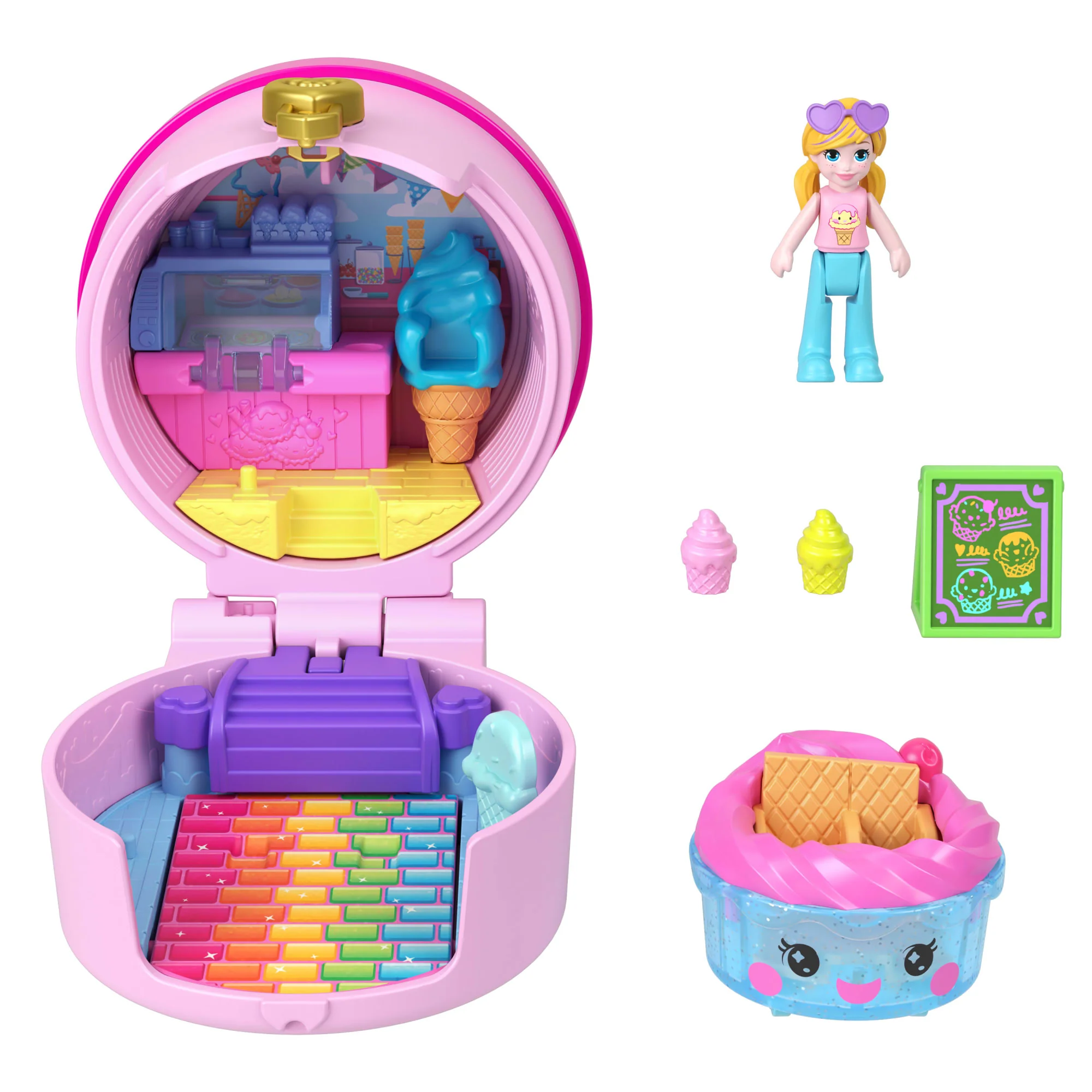 Polly Pocket Conjunto de Brinquedo Compacto Revel Comidinha Rápida - Image 5
