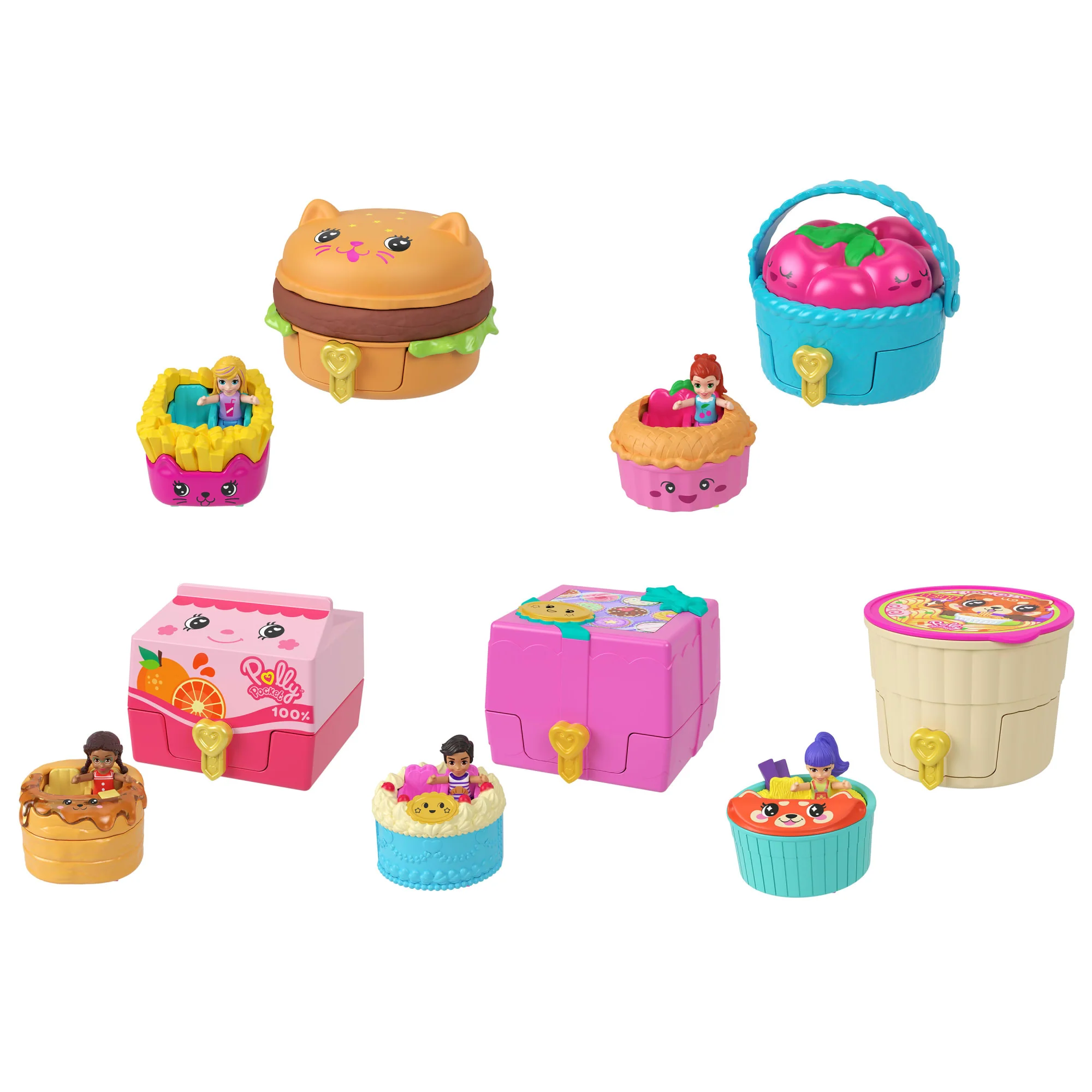 Polly Pocket Conjunto de Brinquedo Compacto Revel Comidinha Rápida - Image 6