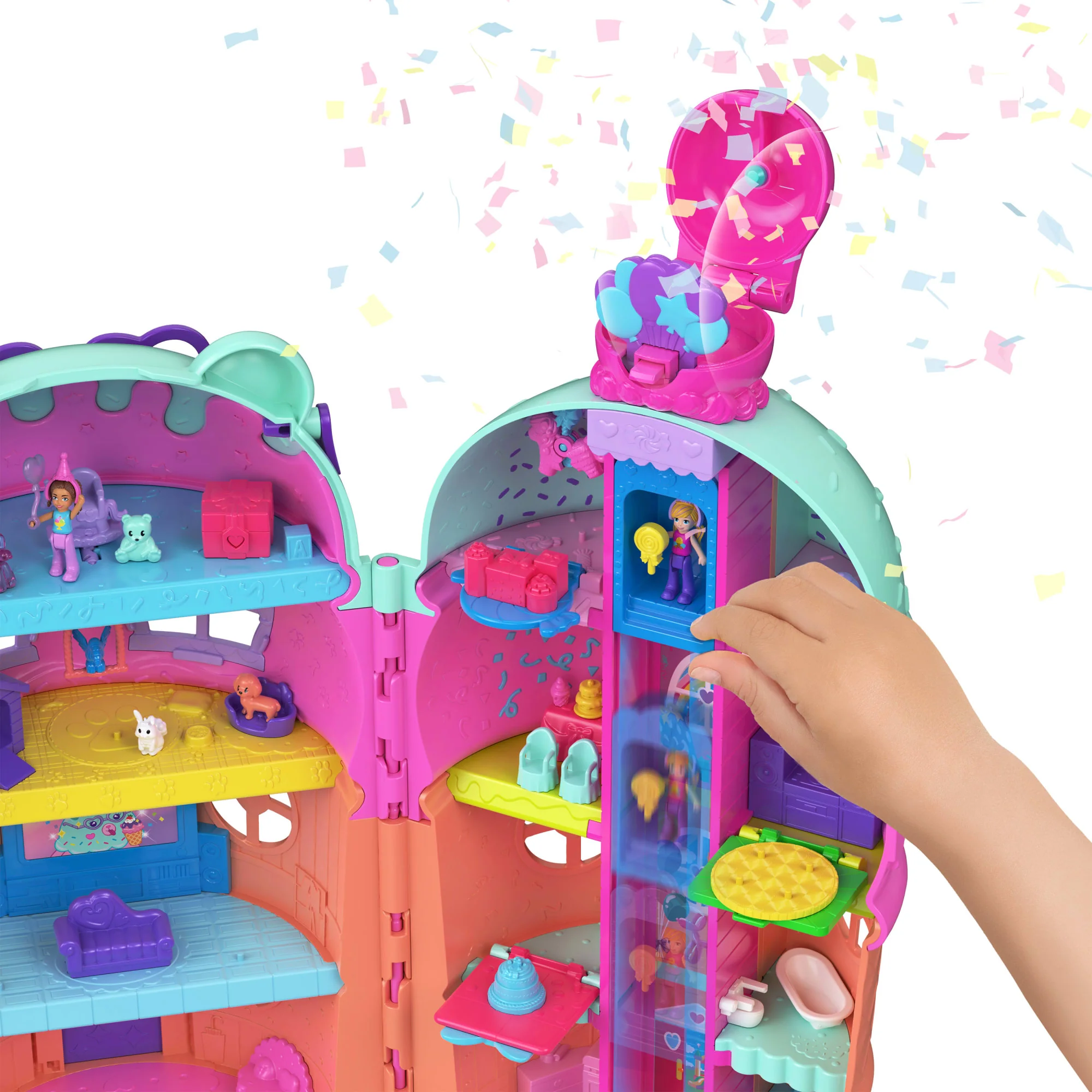 Polly Pocket Conjunto de Brinquedo Estrojo Casa de Sorvete - Image 3