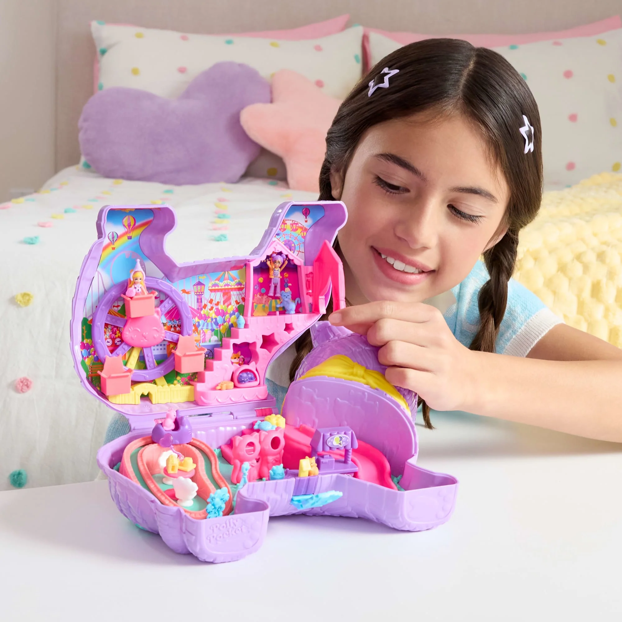 Polly Pocket Conjunto de Brinquedo Estrojo Pinhata Gatinho - Image 2