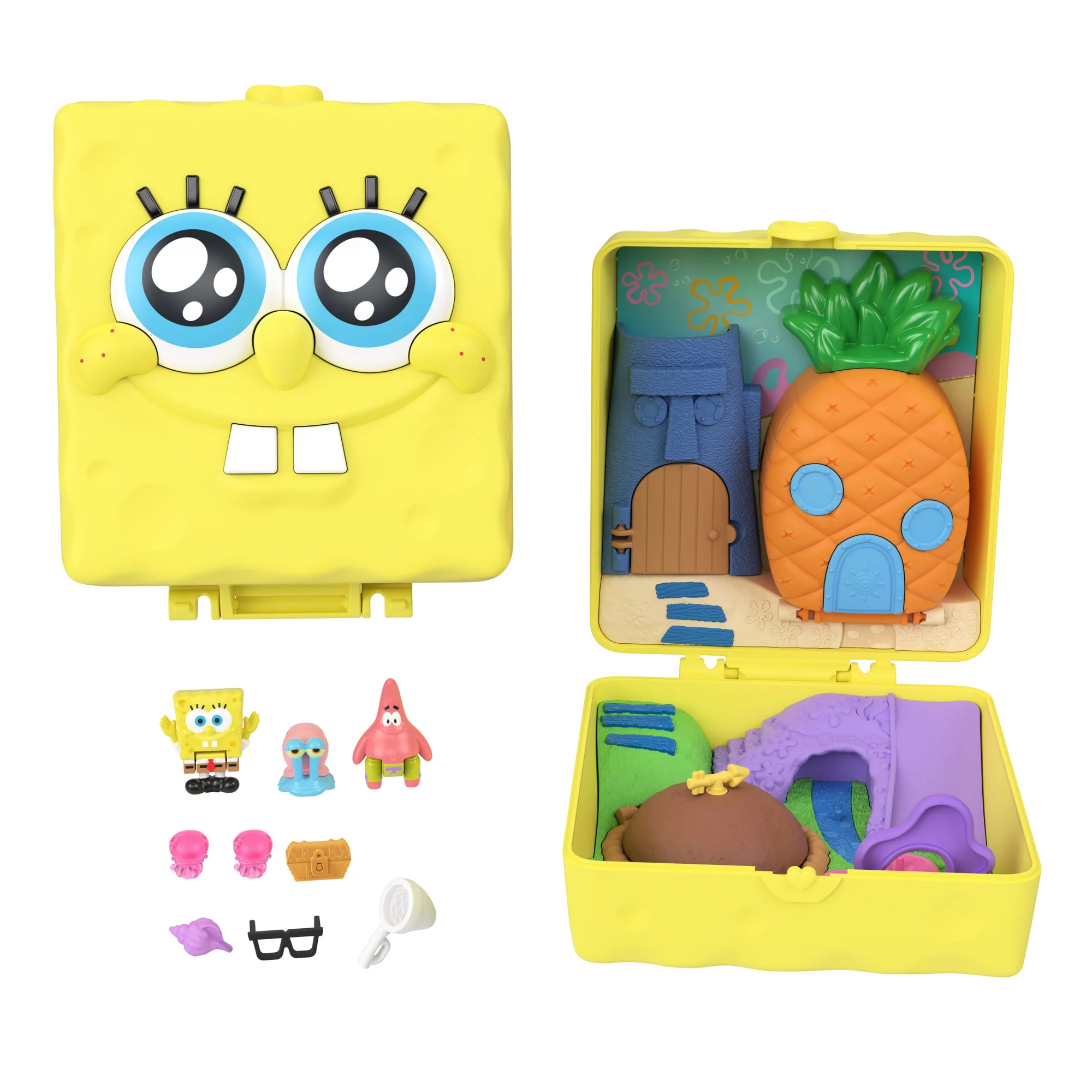 Polly Pocket Conjunto de Brinquedo Polly pocket conjunto de brinquedo compacto bob esponja