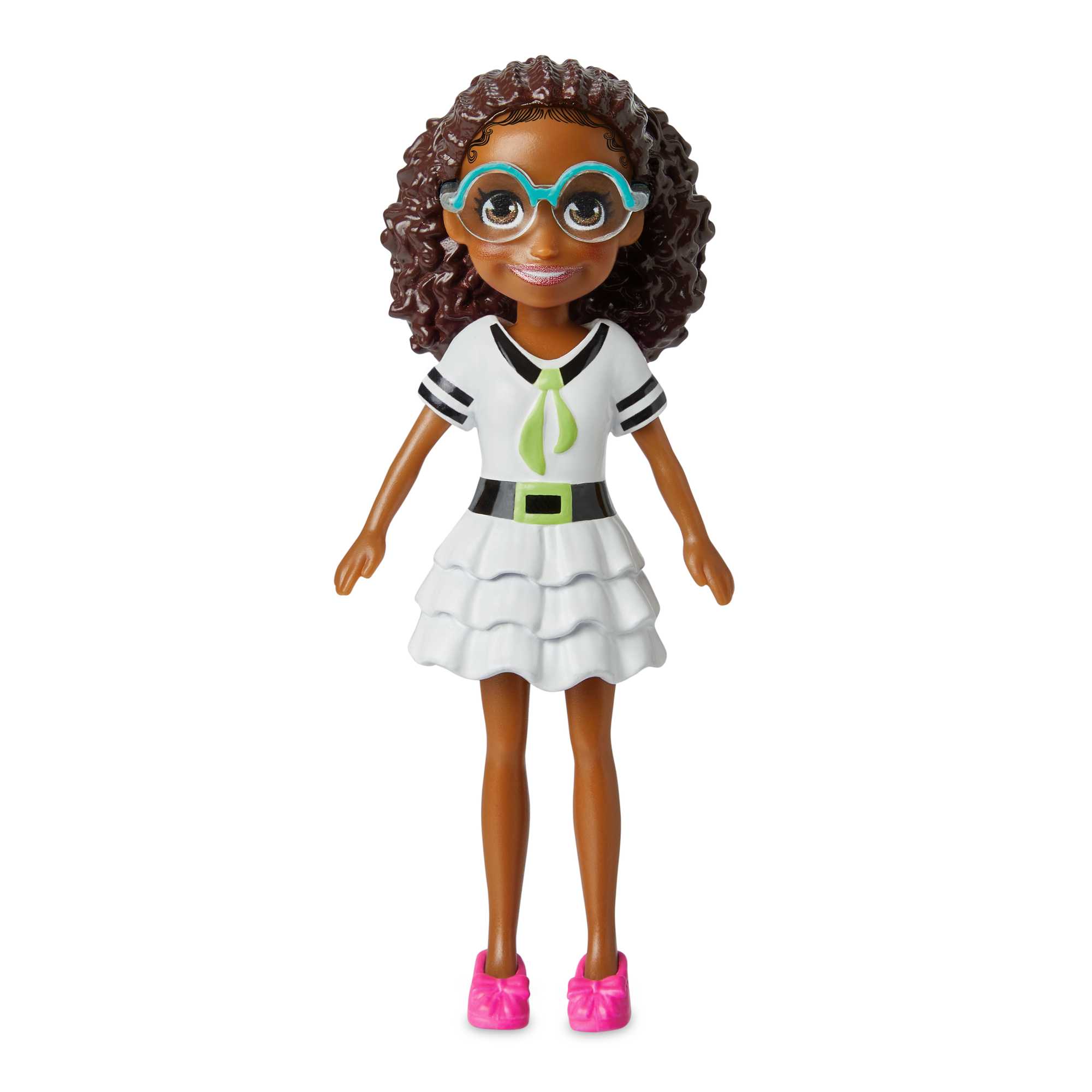 Polly Pocket Doll & 18 Accessories, Shani Art Studio Tinted-Transparent Pack - Image 5