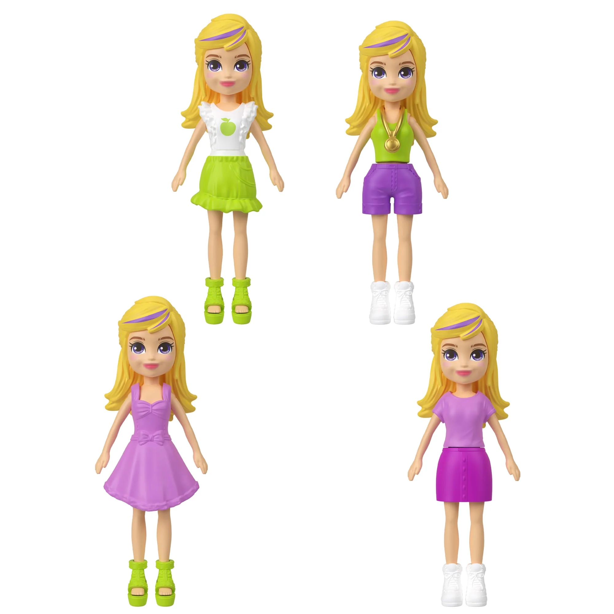 Polly Pocket Dolls & Pets, Keychain Style Kit, Fruit Fashions And Charm Accessories - Image 6