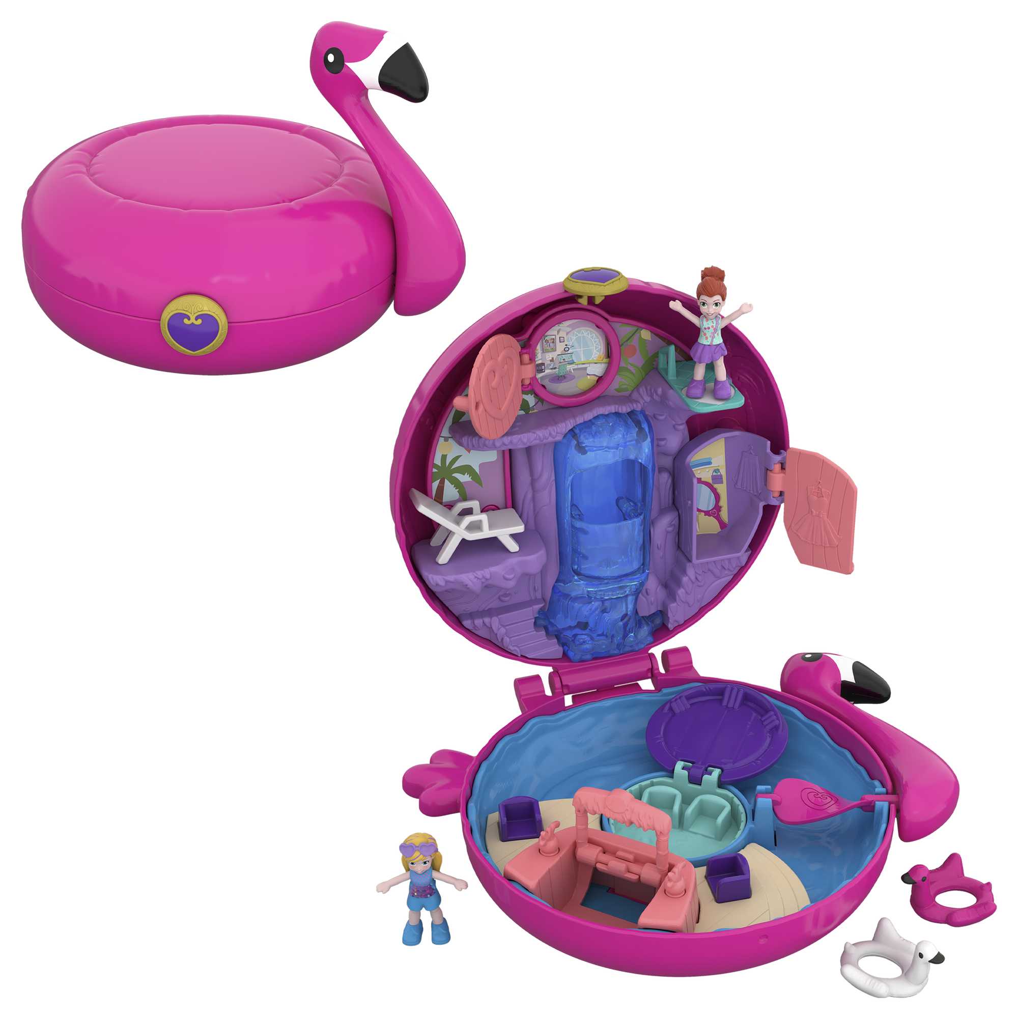 Polly Pocket La Piscine du Flamant Rose