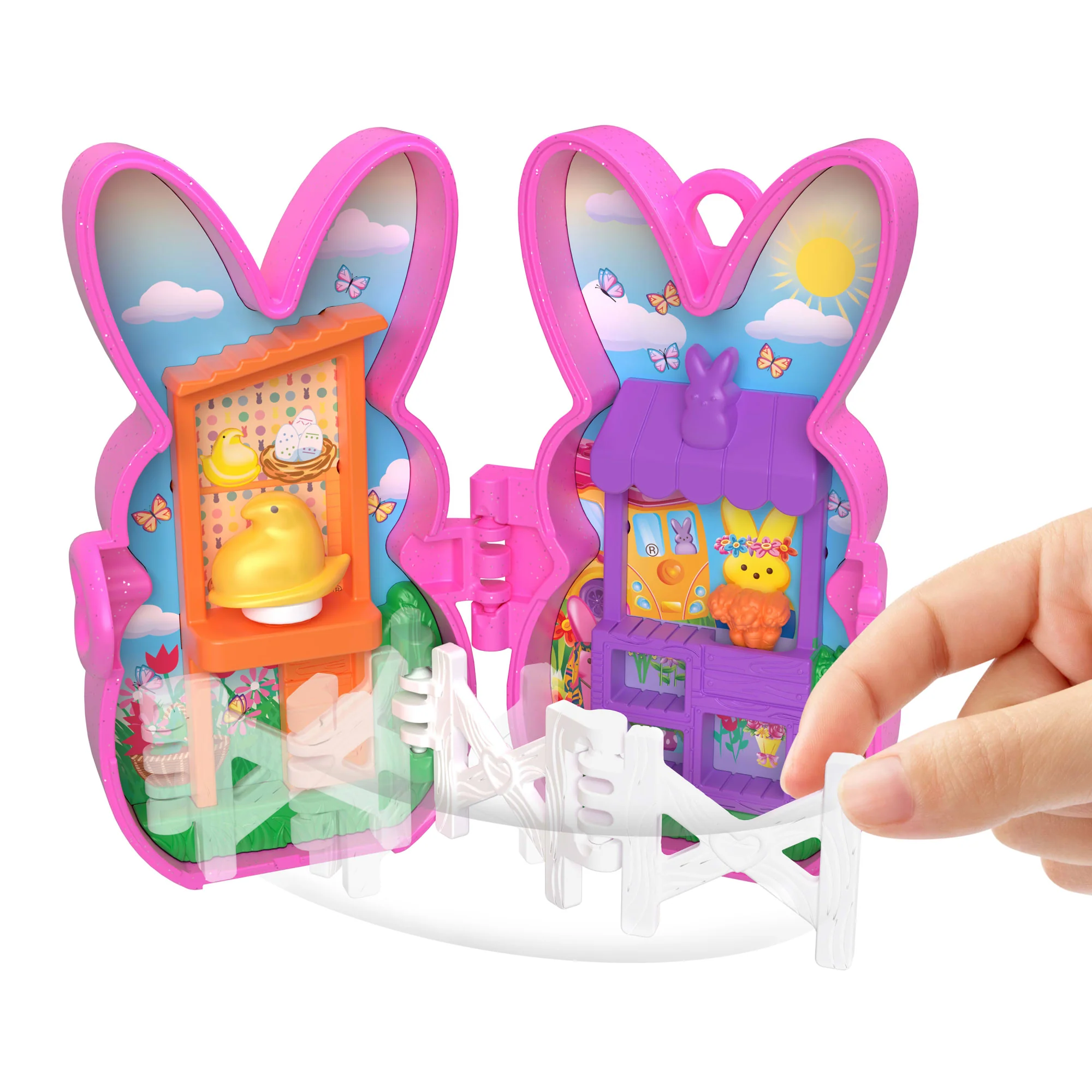 Polly Pocket Peeps Poupées et 2Coffrets6 Accessoires, Porte-Clés - Image 4