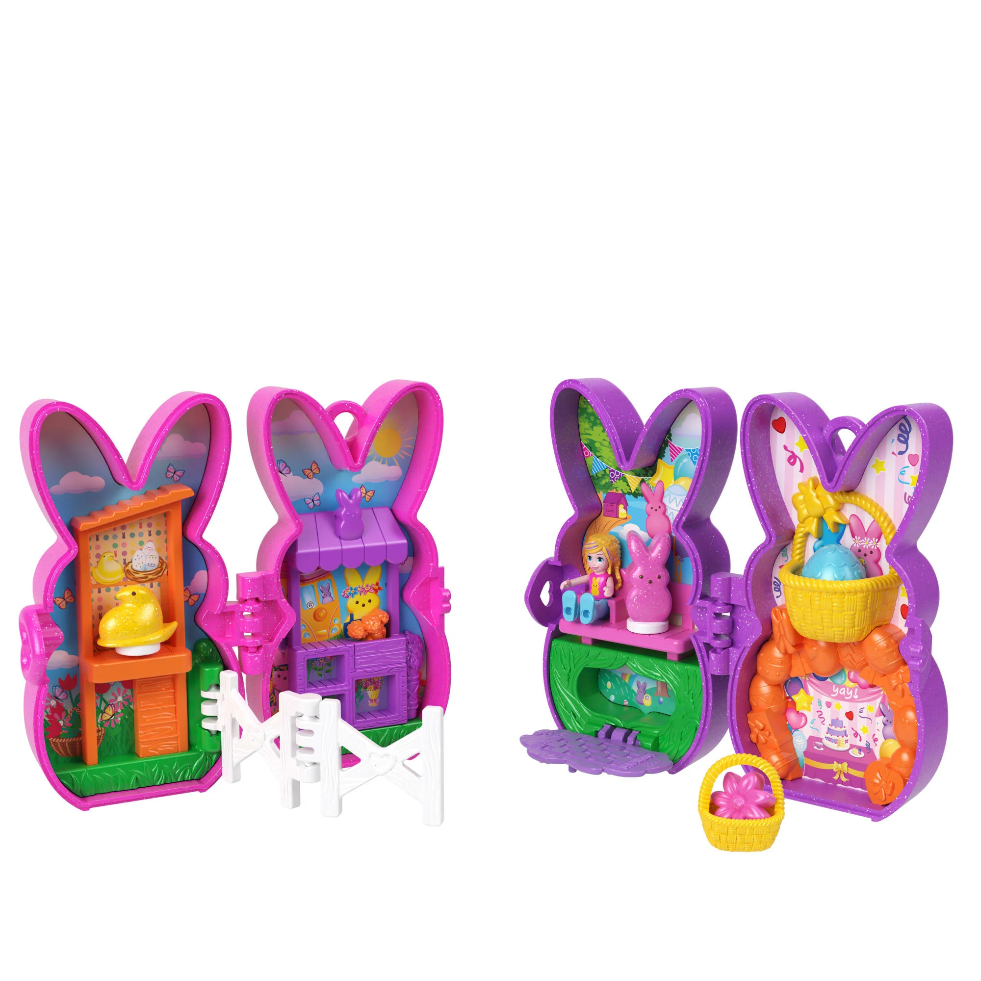 Polly Pocket Peeps Poupées et 2Coffrets6 Accessoires, Porte-Clés - Image 6