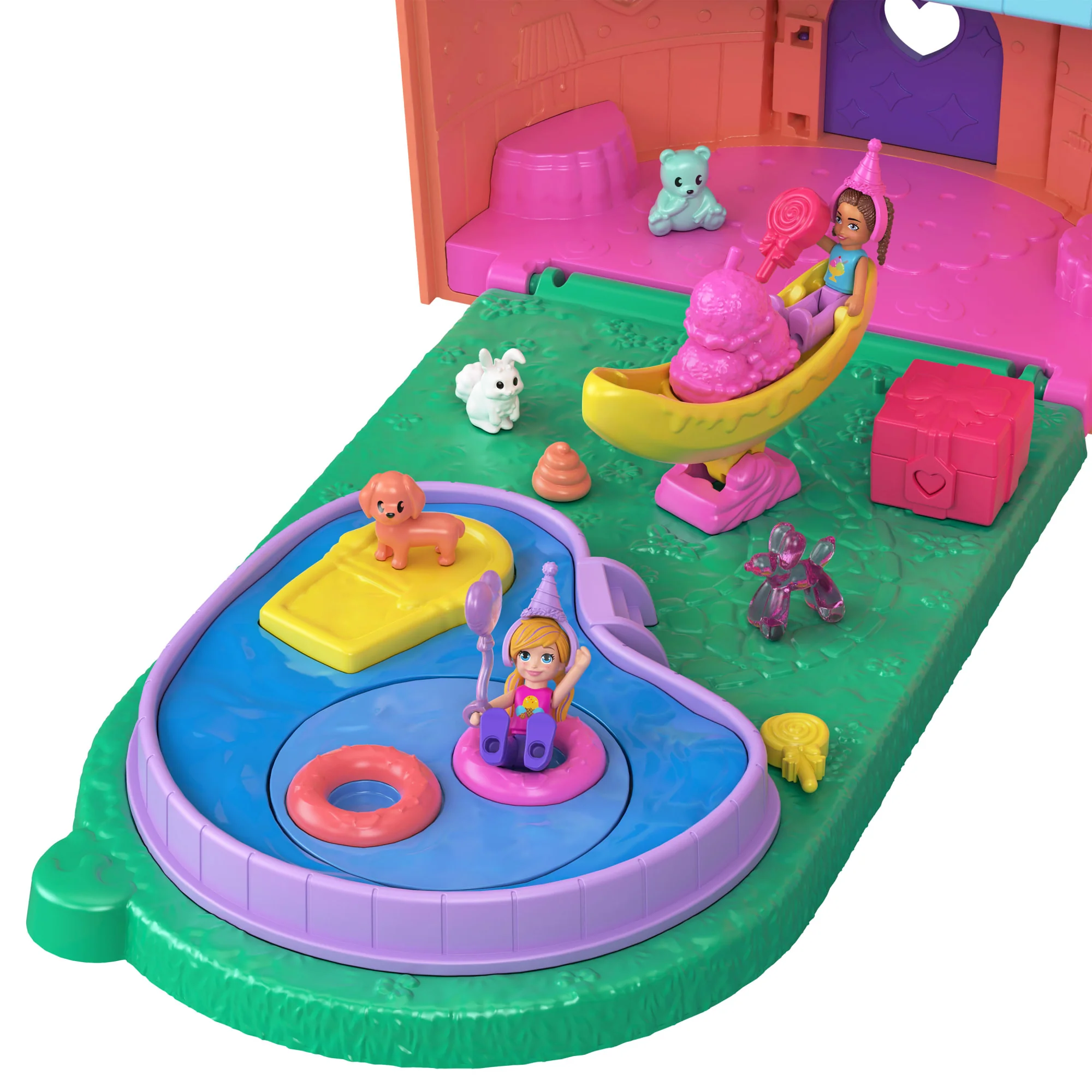 Polly Pocket Set de Juego Compacto Casa de Helado - Image 4
