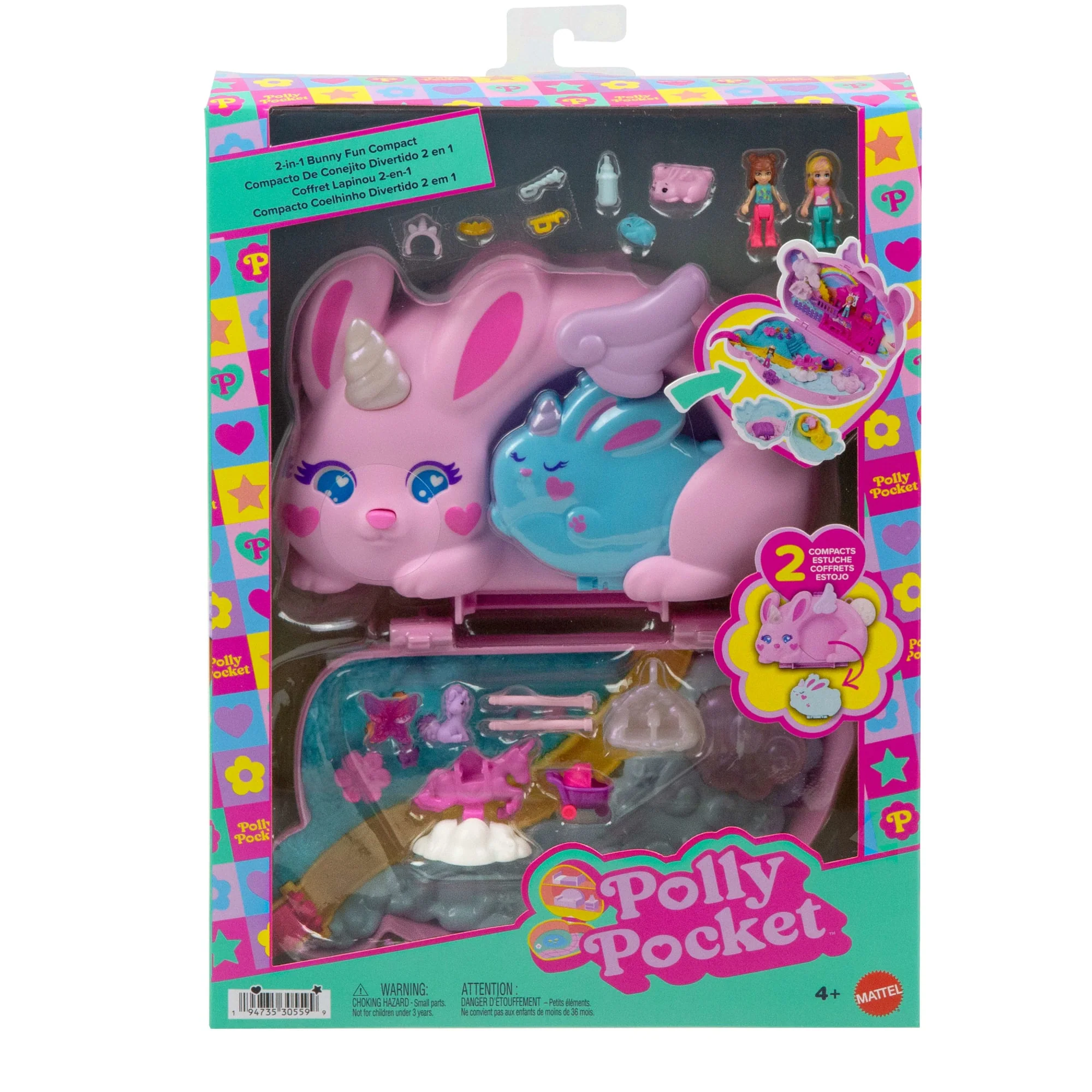 Polly Pocket Set de Juego Compacto Erizo Mamá y Bebé - Image 6