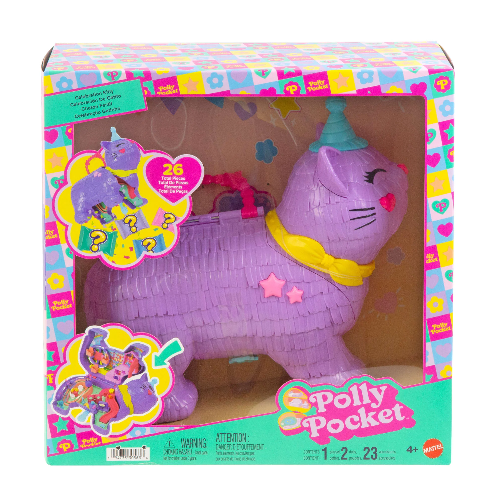Polly Pocket Set de Juego Compacto Piñata Gatito - Image 6