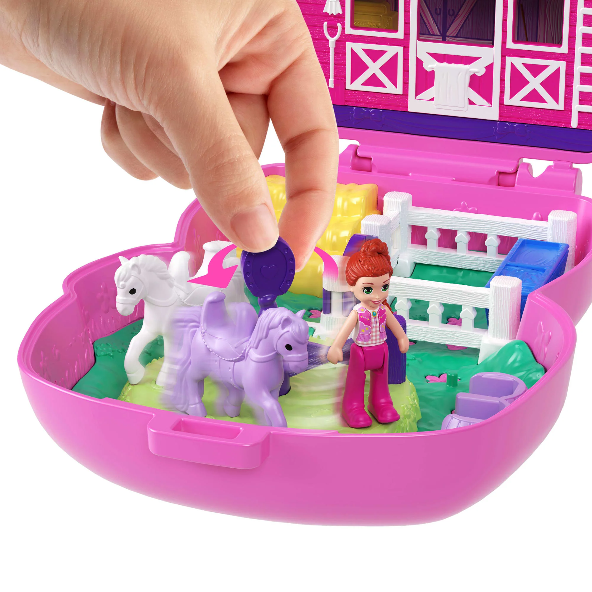 Polly Pocket Set de Juego Compacto Pony Rodeo - Image 4