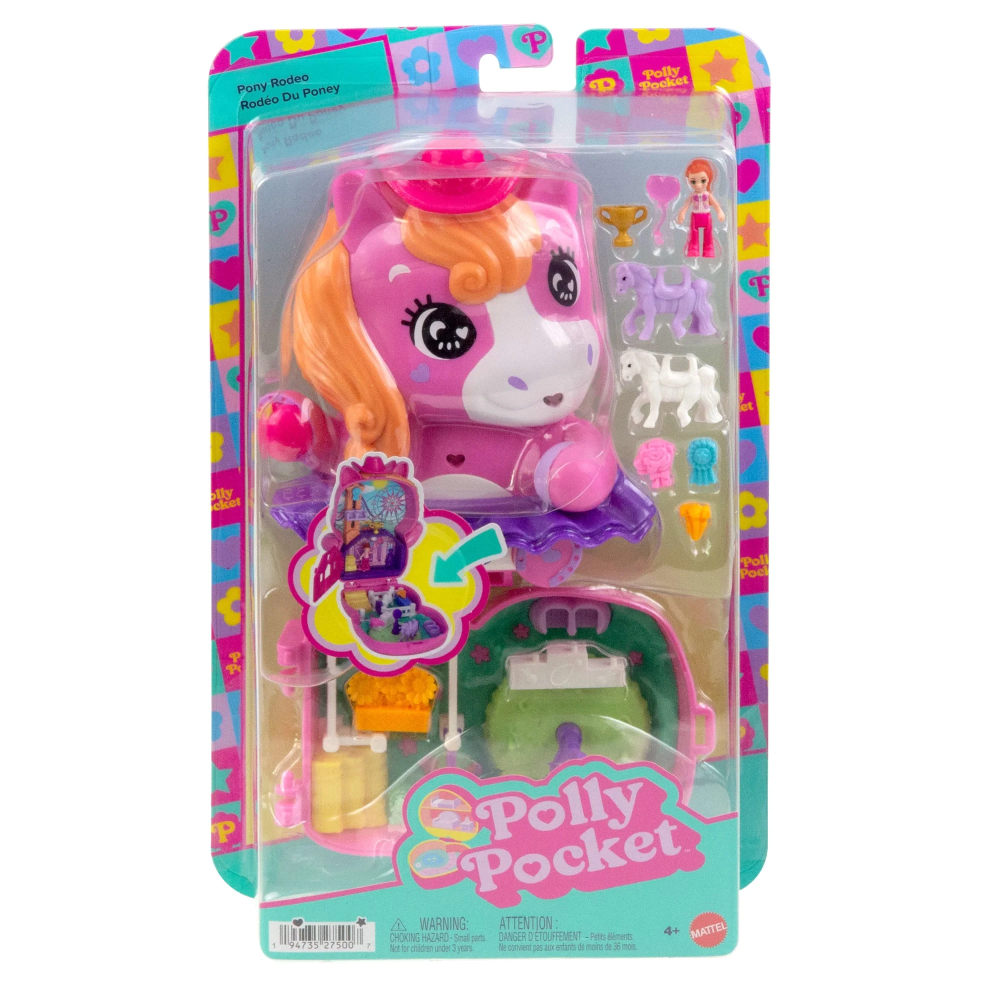 Polly Pocket Set de Juego Compacto Pony Rodeo - Image 6