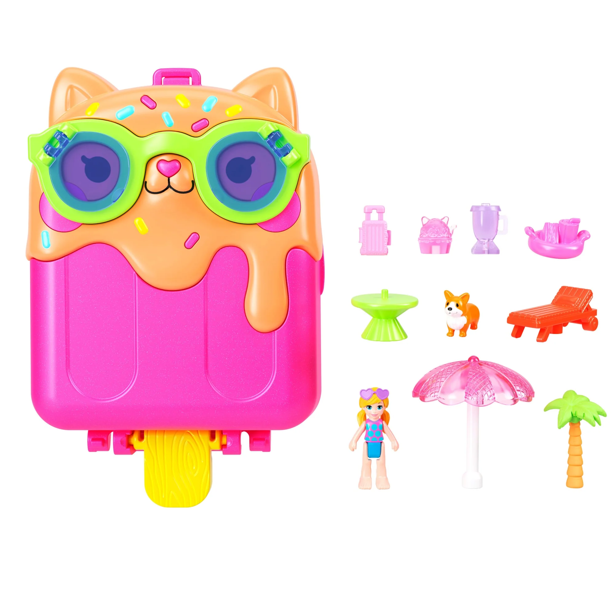 Polly Pocket Set de Juego Compacto Resort Paleta Gatito - Image 4