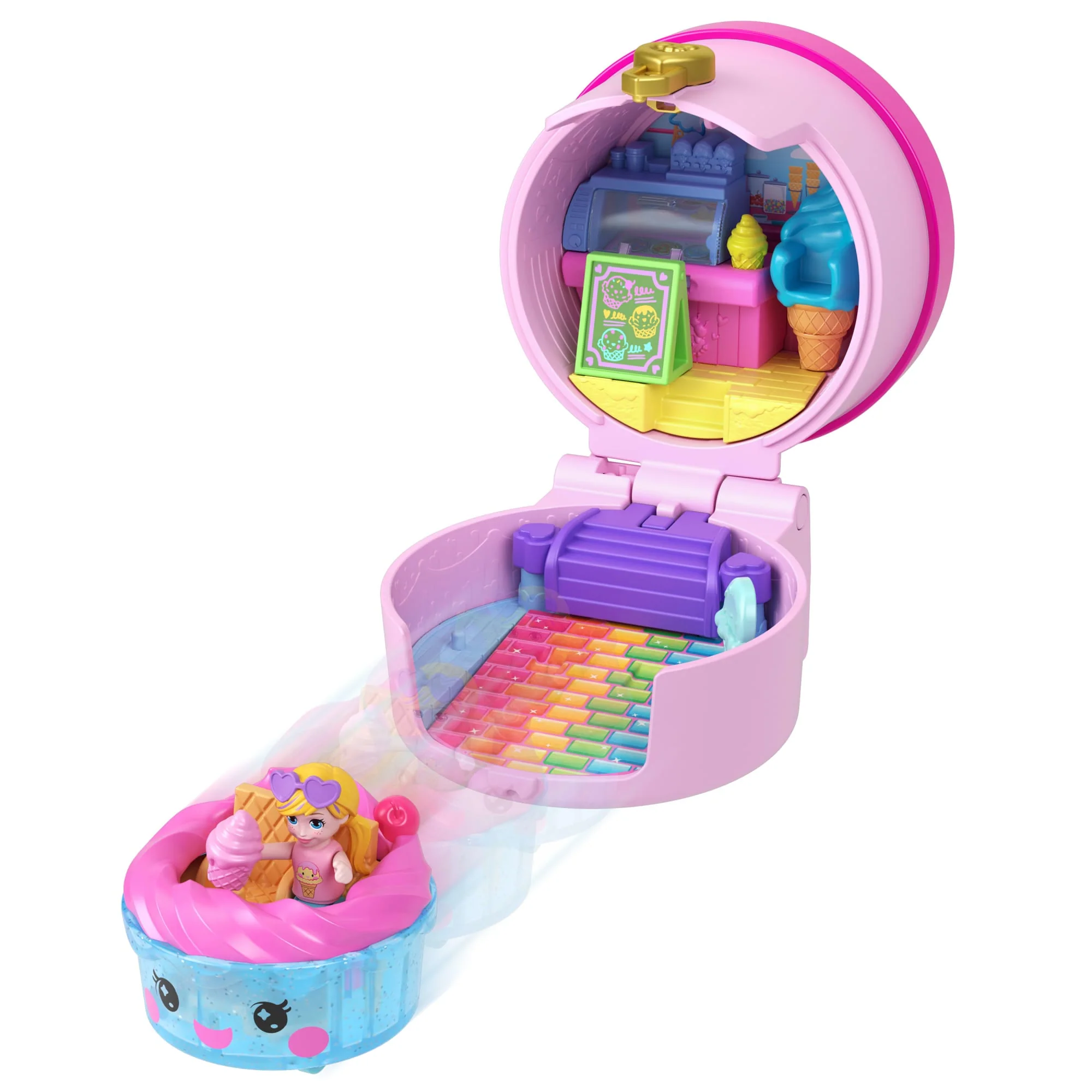 Polly Pocket Set de Juego Compacto Reveal Comidita Rápida - Image 4