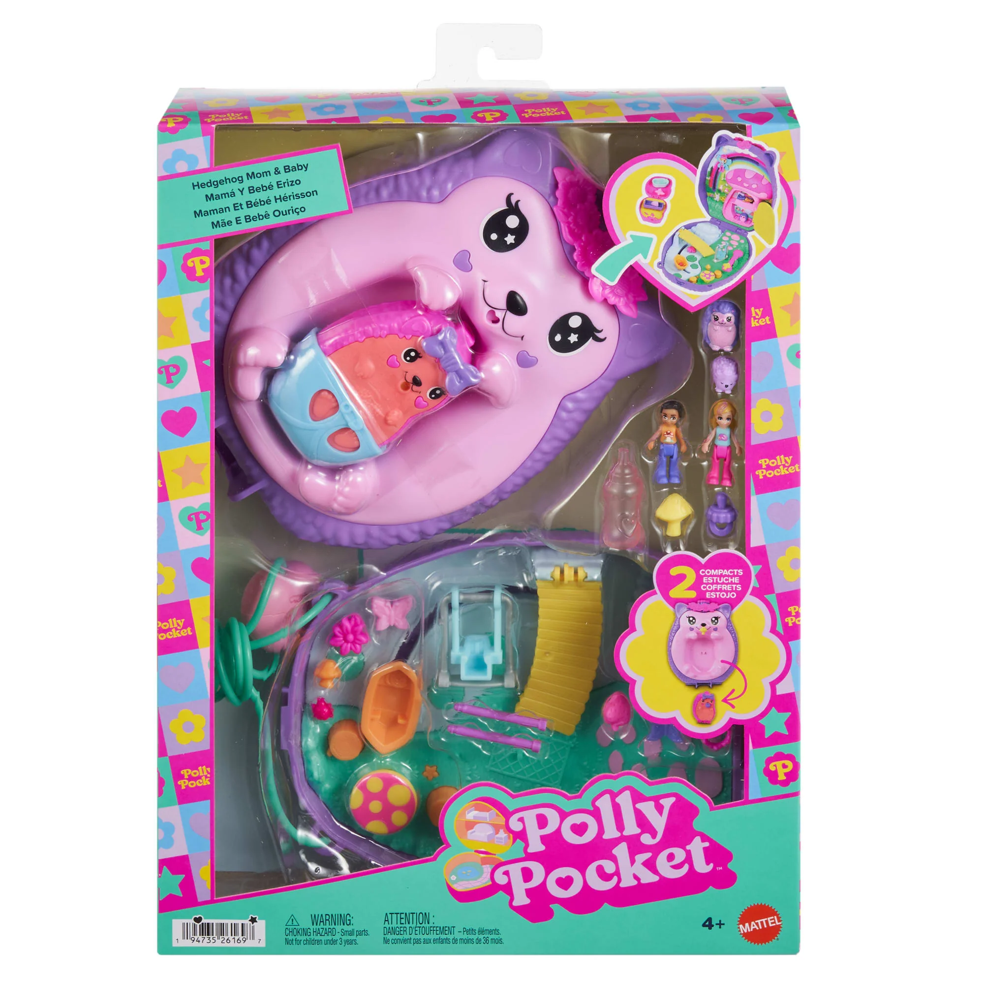 Polly Pocket Set de Juego Erizo Mamá y Bebé - Image 6