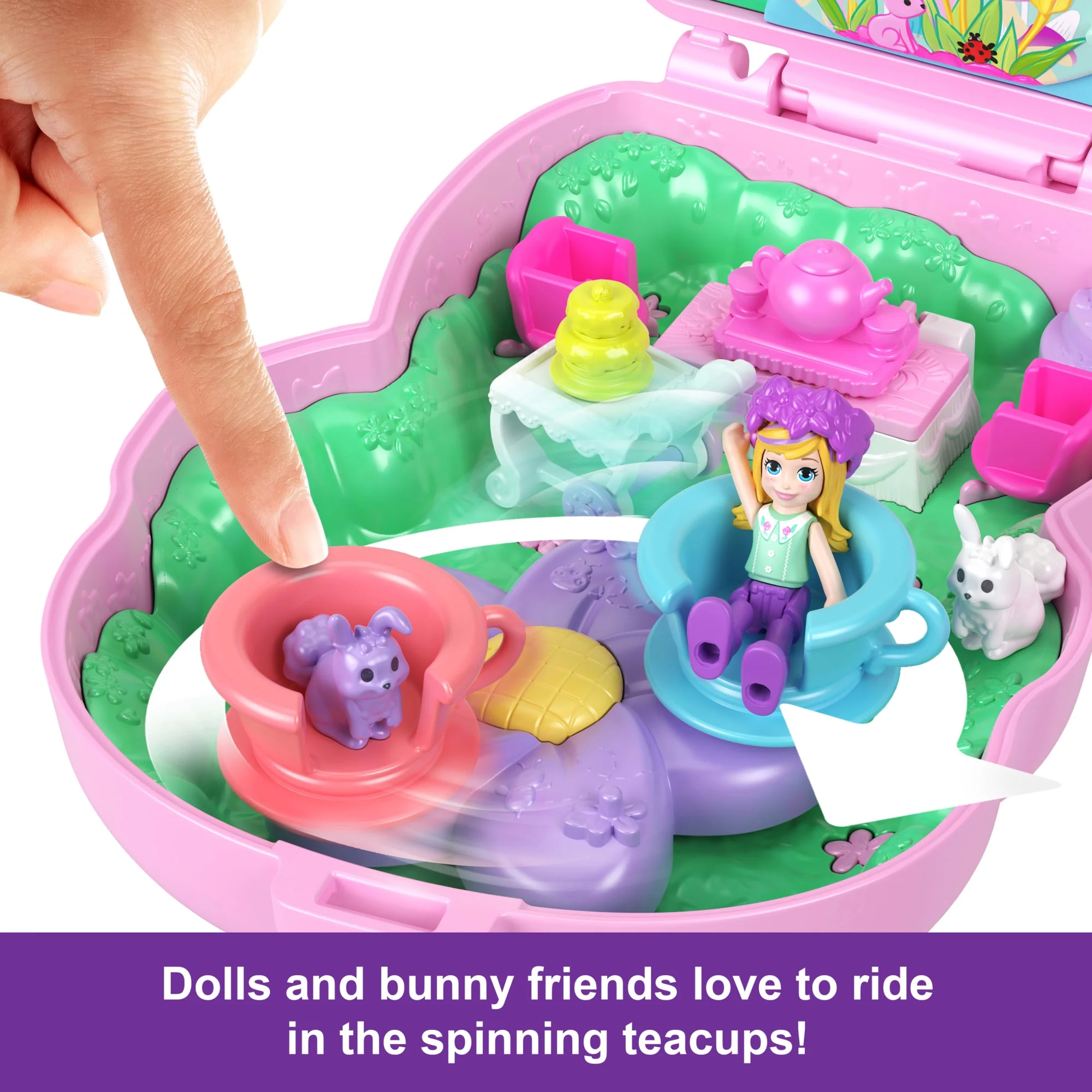 Polly Pocket Core Compact Playsets With Doll, Pet, & Accessories, Travel Toys With Surprise Reveals - Image 4