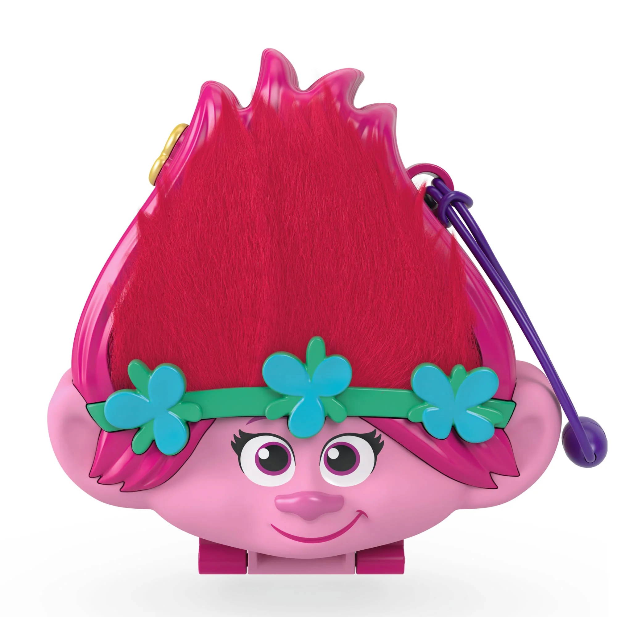 Polly Pocket & Dreamworks Trolls Compact Playset With Poppy & Branch Dolls & 13 Accessories - Image 4