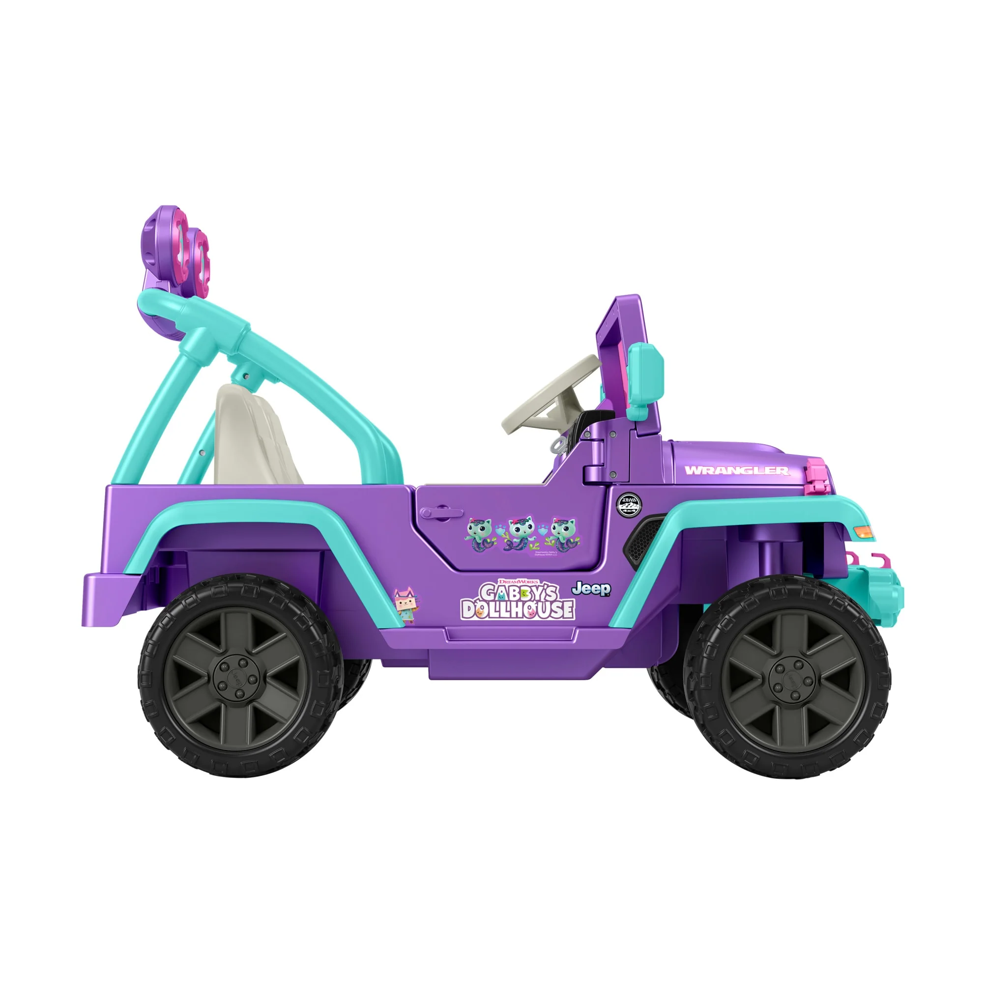 Power Wheels  Jeep Wrangler La Maison de Poupée de Gabby, Sons - Image 4