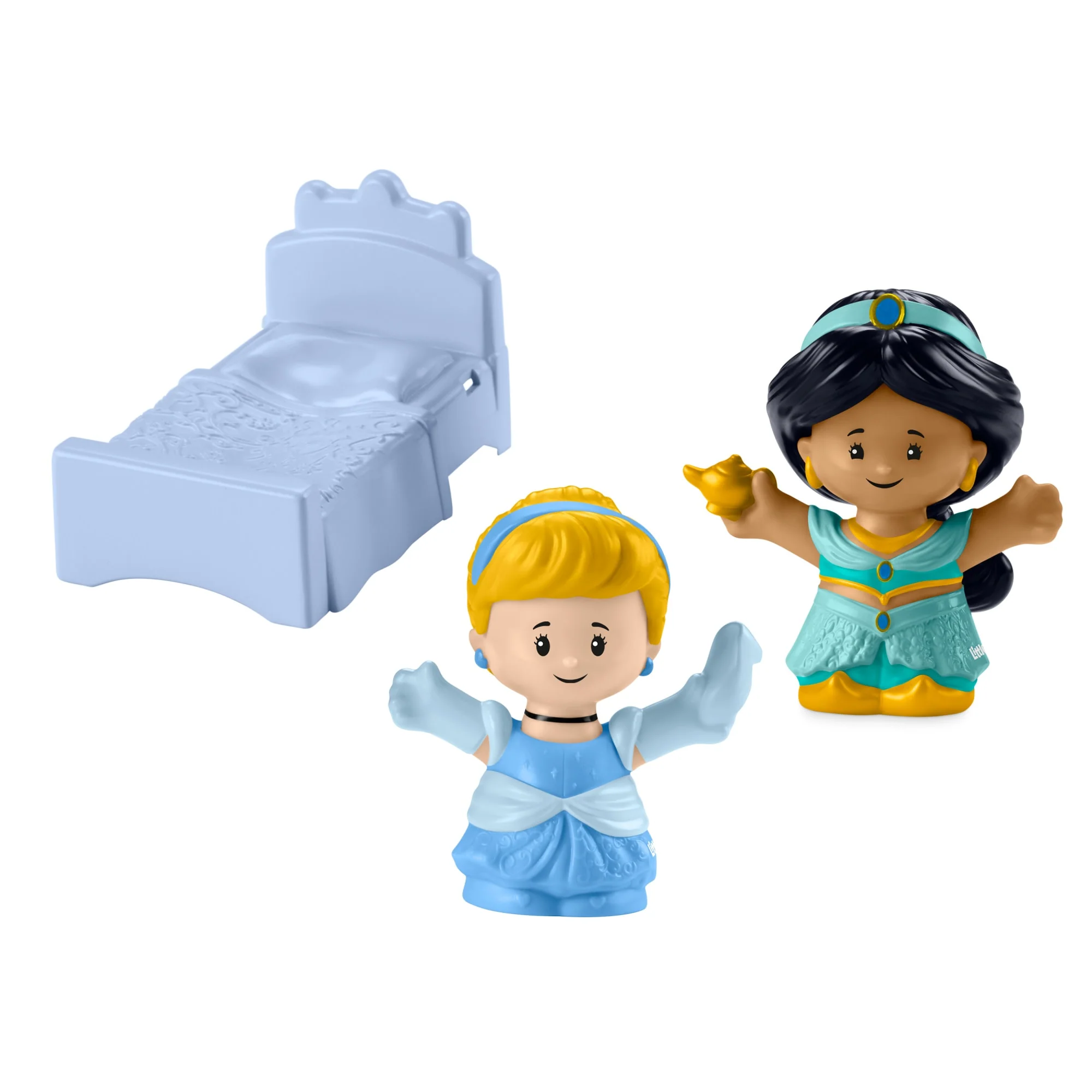 Princesses Disney-Coffret Pour Tout-Petits Little People-Château Lumières Magiques et Danse Avec 2 Figurines - Image 5