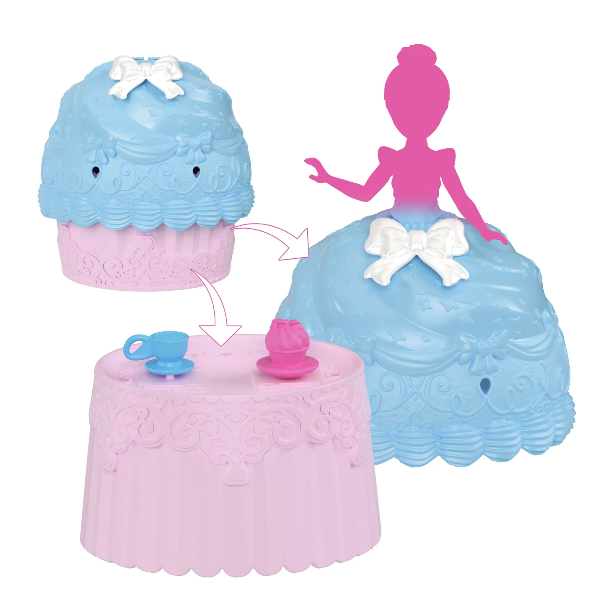Princesses Disney Petite Poupée Cupcake Doll Reveal - Image 4