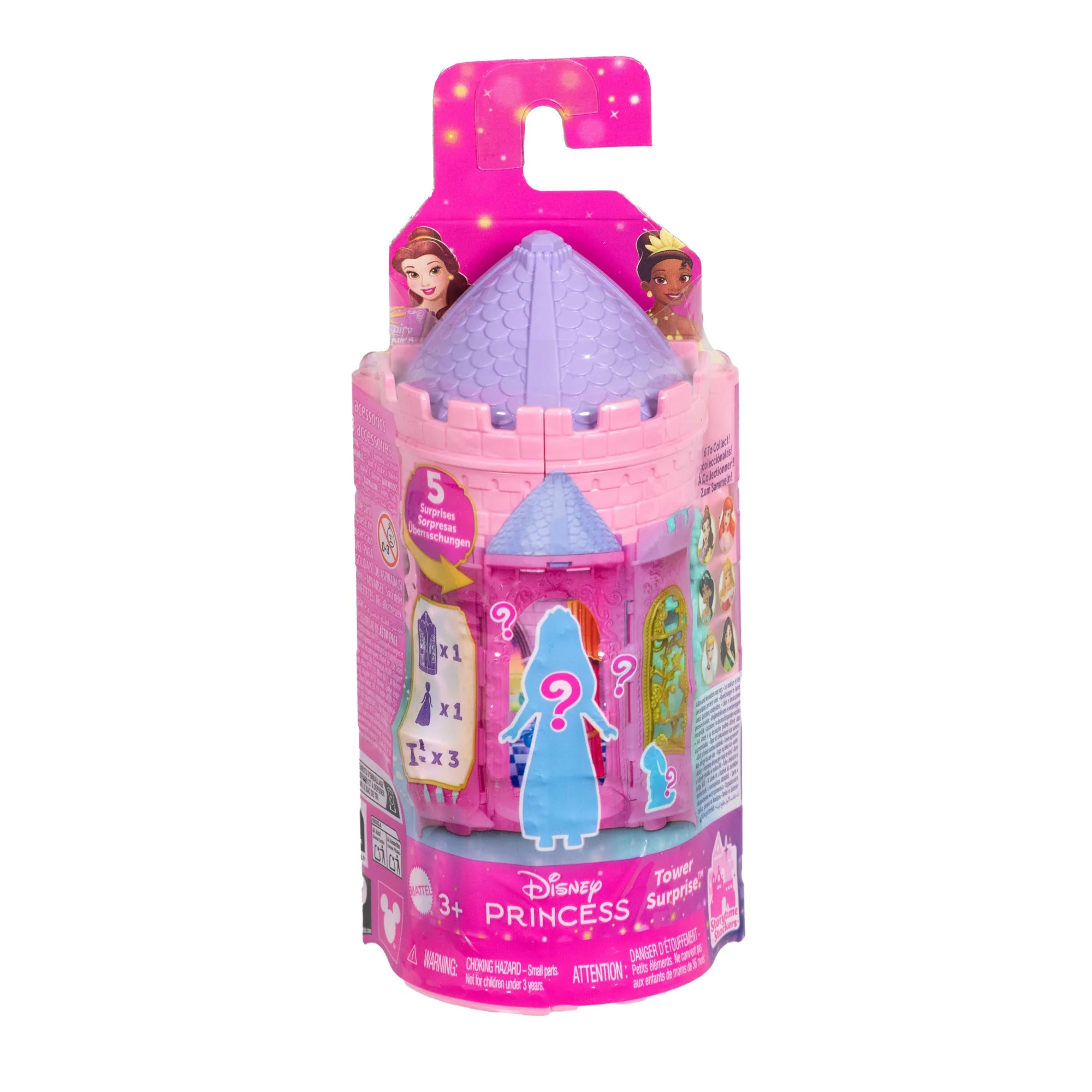 Princesses Disney Tourelle Surprise Petite Poupée, 5 Surprises - Image 6