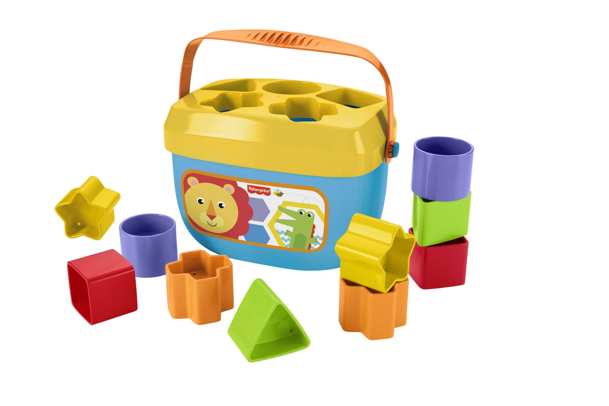 Fisher-Price Gift Set Of 2 Baby Toys, Rock-A-Stack And Baby's First Blocks Set - Image 3