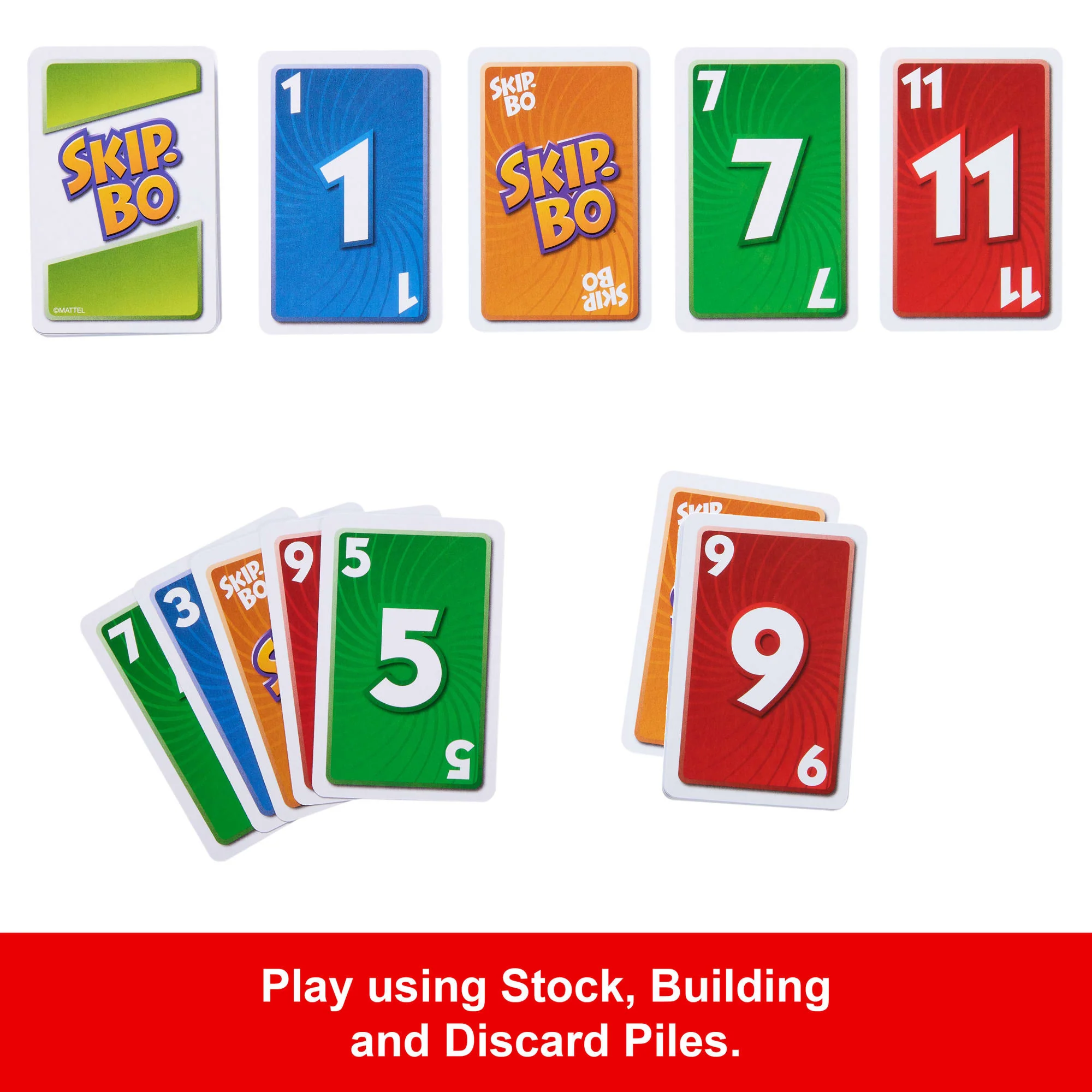Skip-Bo Ultimate Sequencing Card Game For 2-6 Players Ages 7Y+ - Image 4
