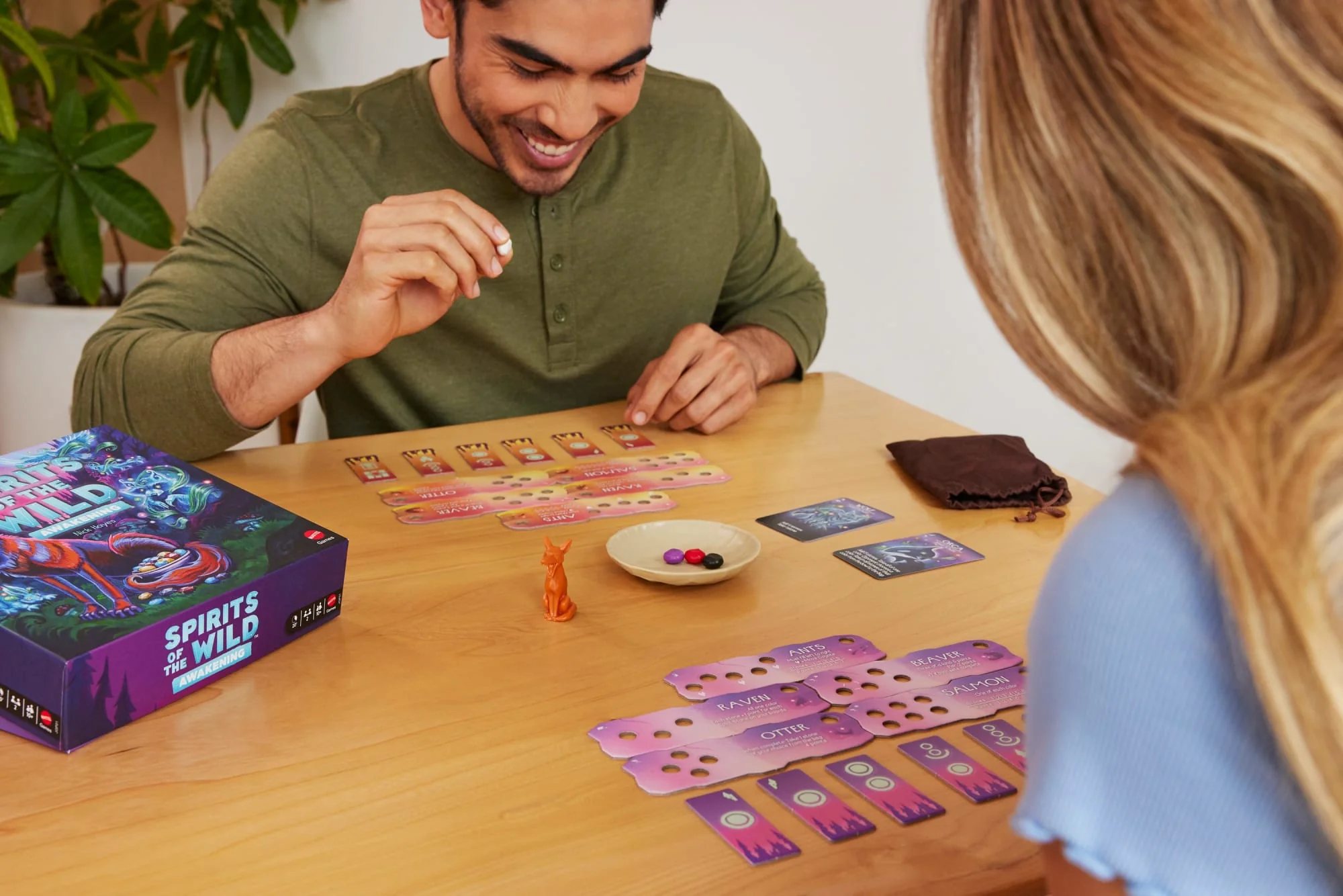 Spirits Of The Wild: Awakening Relaxing, Light Strategy Board Game With Beautiful Art For 2 Players - Image 2