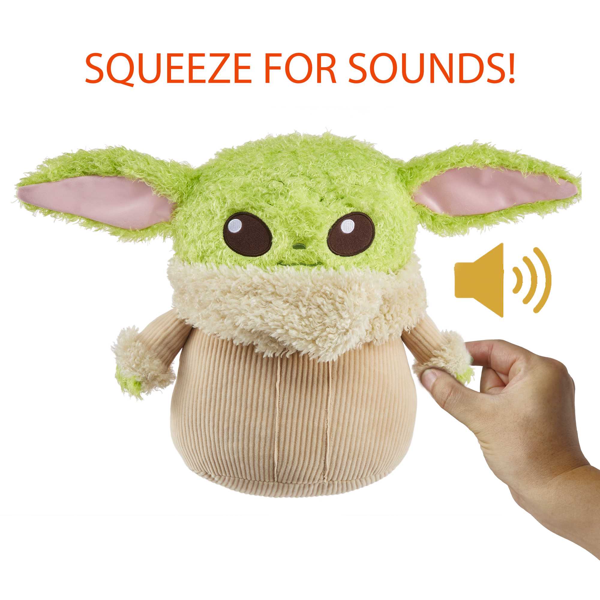 Star Wars Toys, Grogu Plush Figure, Soft 'n Fuzzy, Kids Gifts - Image 3