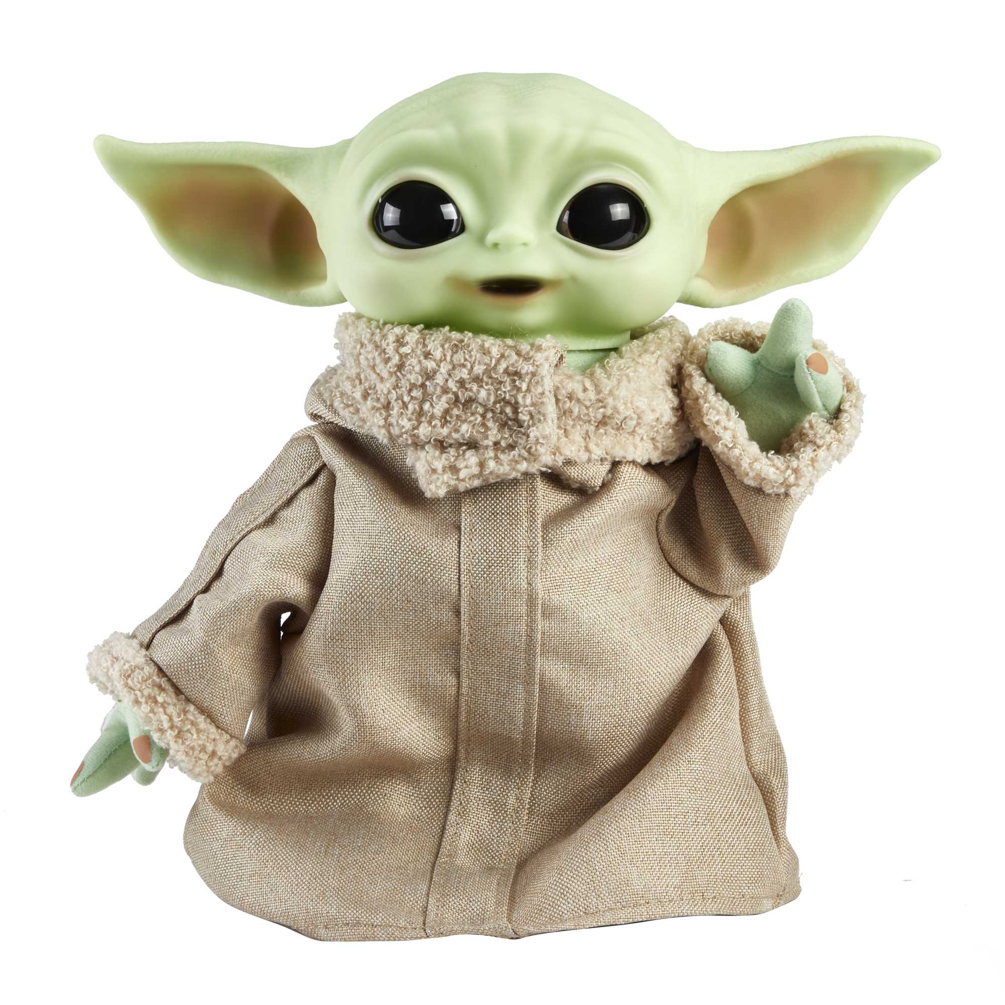 Star Wars The Mandalorian Figurine Peluche L’enfant Sonore et Son Sac - Image 3