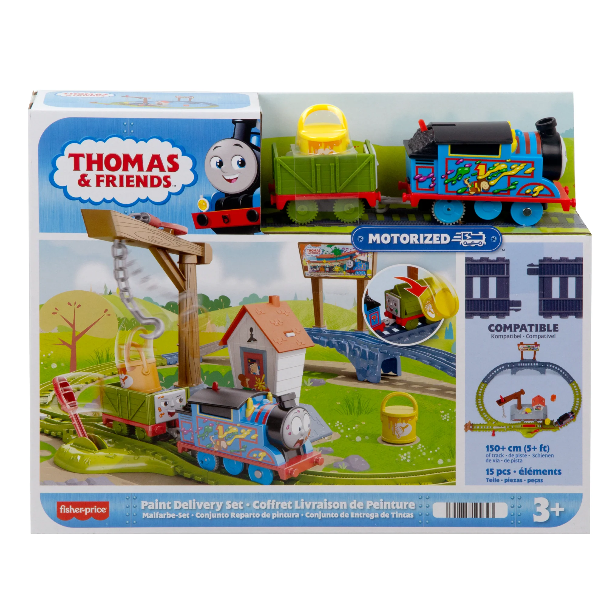 Thomas e Seus Amigos Pista de Brinquedo Entrega de Pintura - Image 6