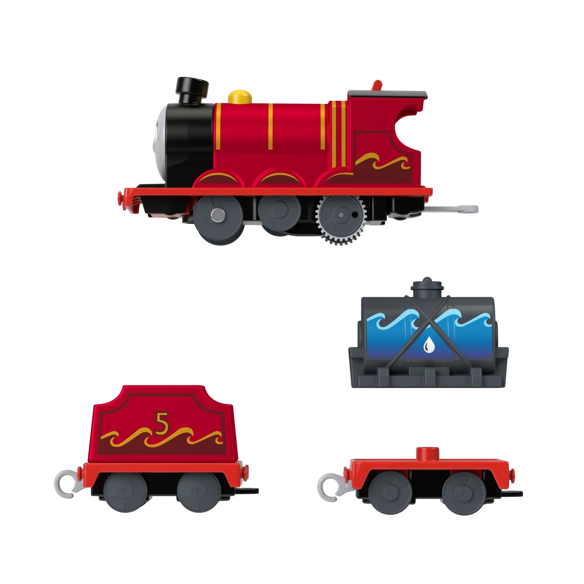 Thomas et ses Amis Locomotive et Wagons James Cuve Qui Éclabousse - Image 3