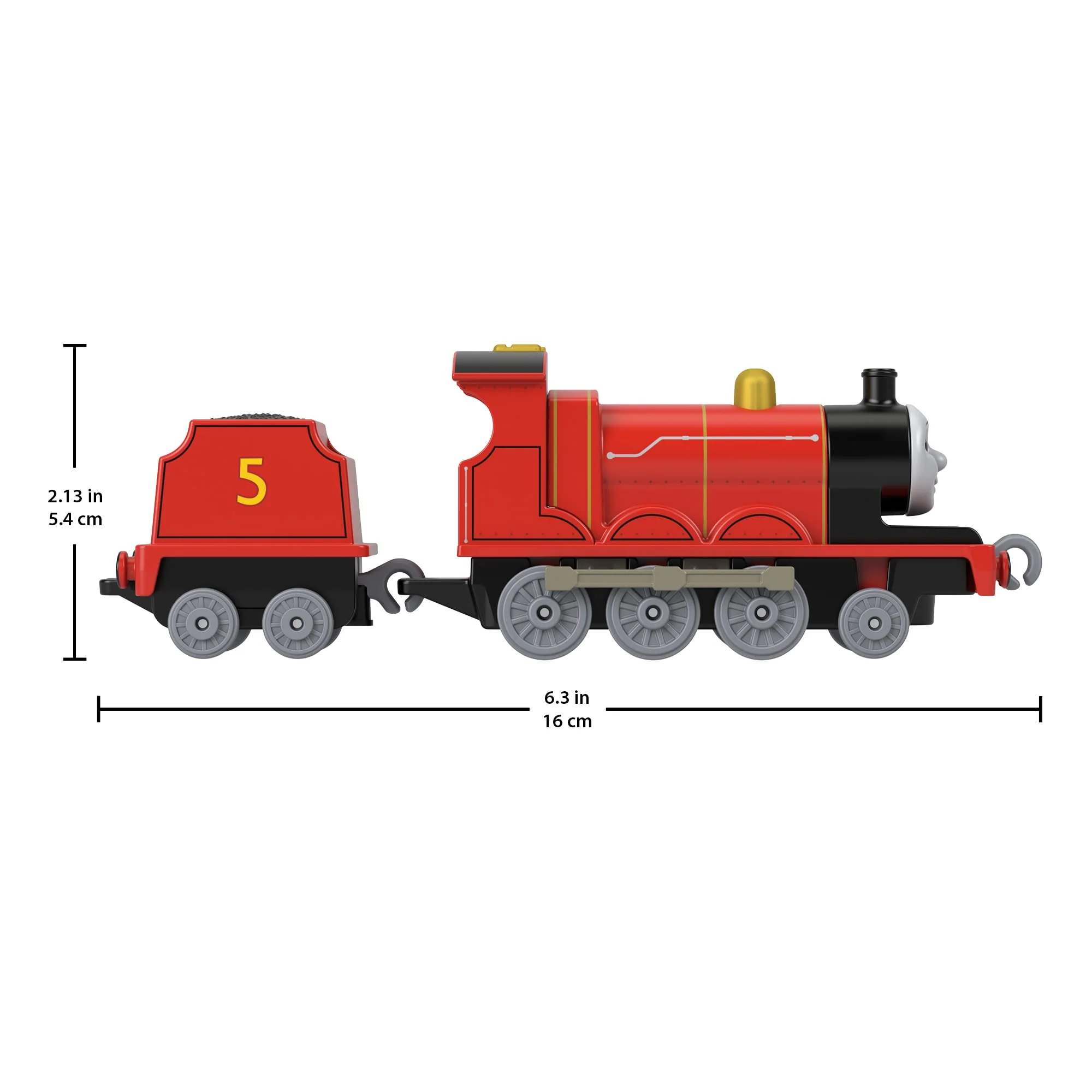 Thomas & Friends 80th Anniversary Multipack By Fisher-Price, 3 Motorized Toy Trains & 2 Engines - Image 3