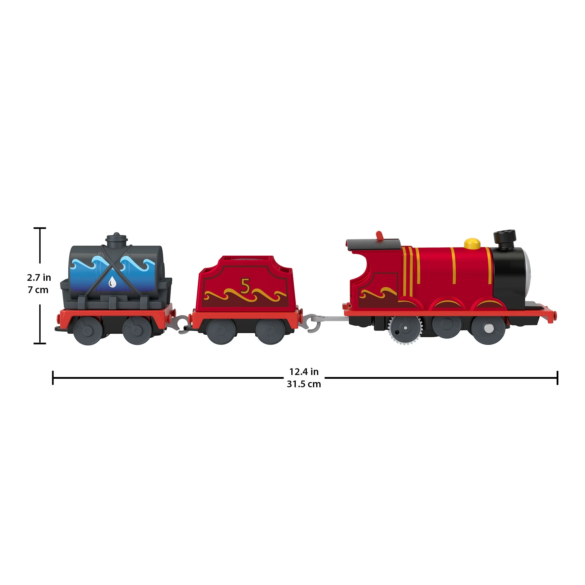 Thomas & Friends Splash Tank James Motorized Toy Train With Cargo - Image 2